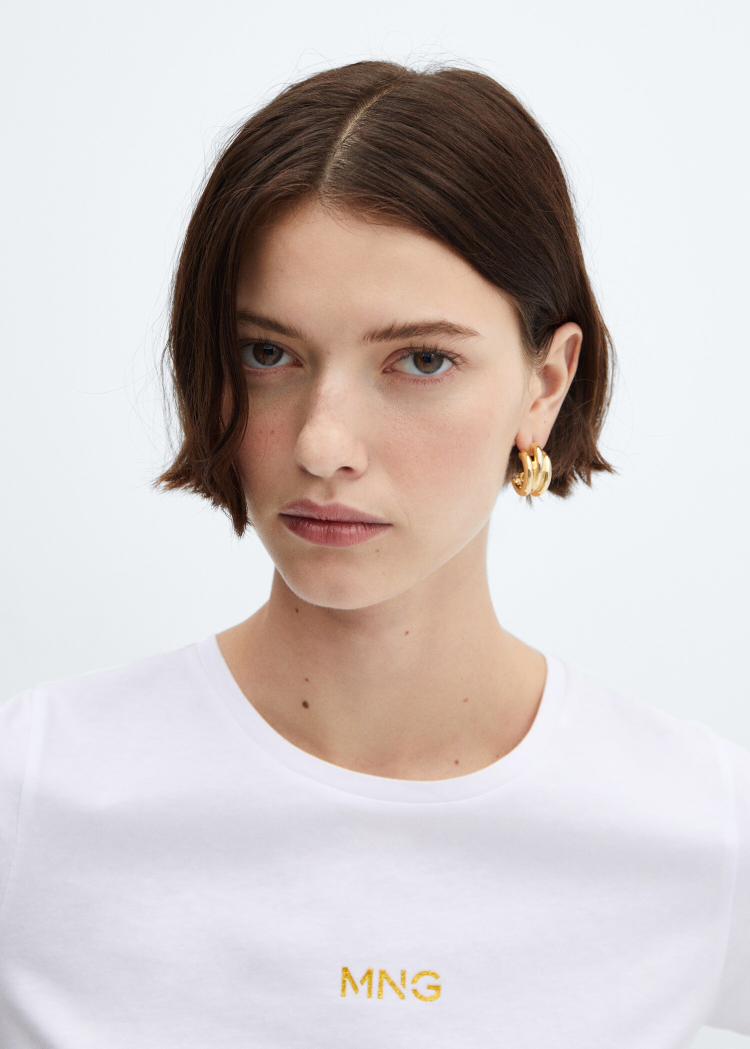 Metallic logo T-shirt - Details of the article 1