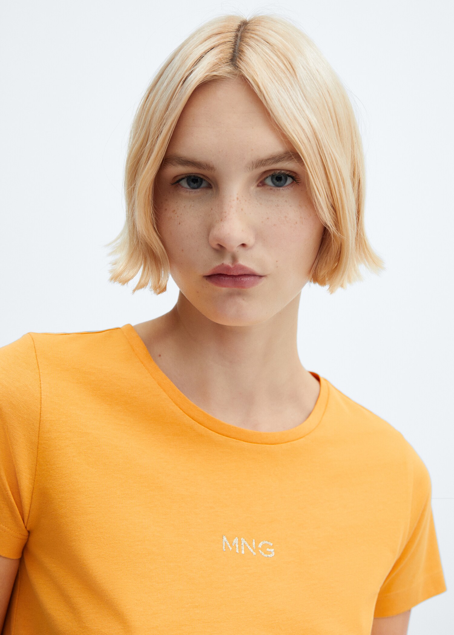 Metallic logo T-shirt - Details of the article 1