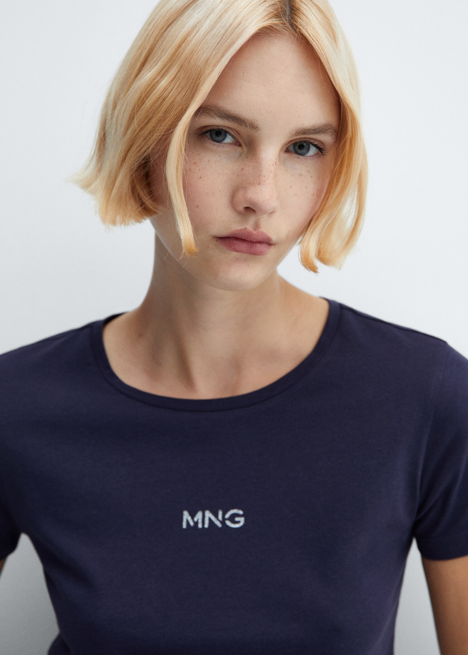 Metallic logo T-shirt - Details of the article 1