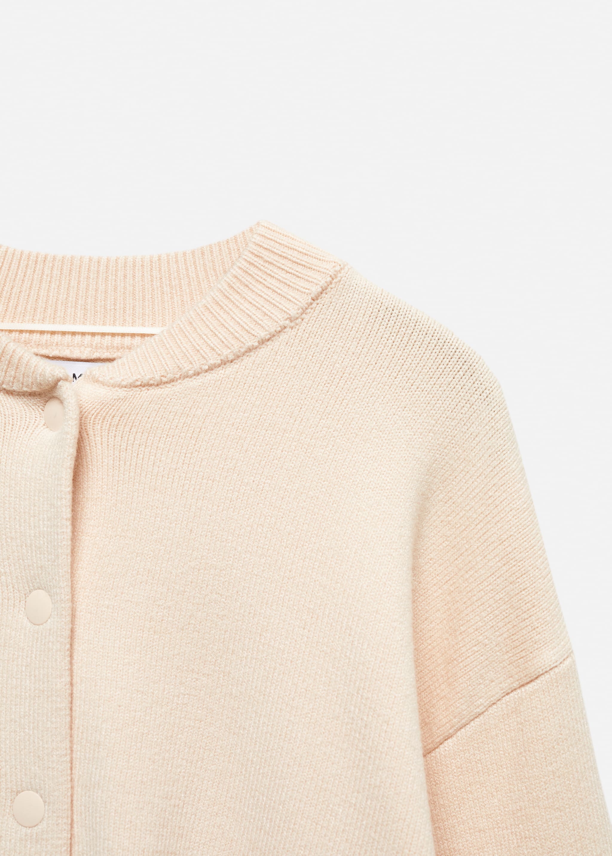 Knitted buttoned jacket - Details of the article 8