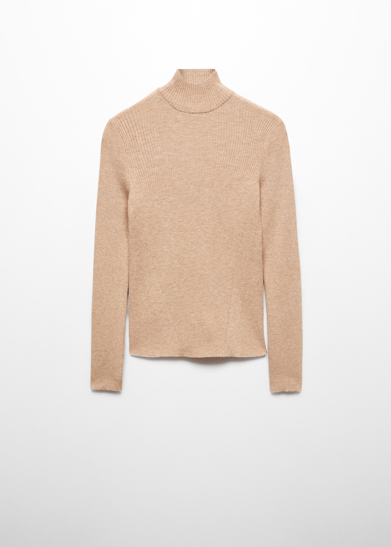 Turtleneck ribbed sweater - Article without model