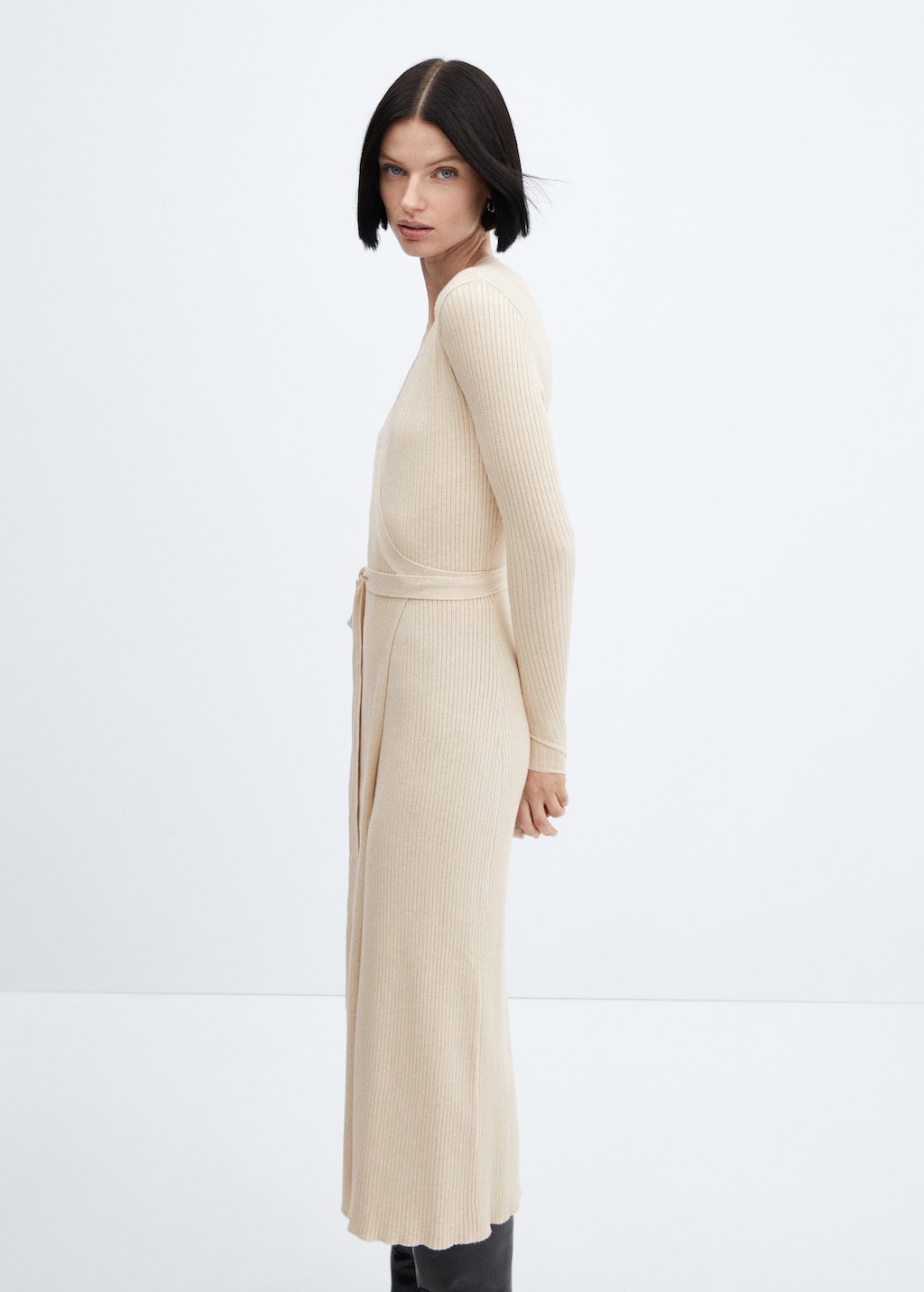 Ribbed bodycon dress