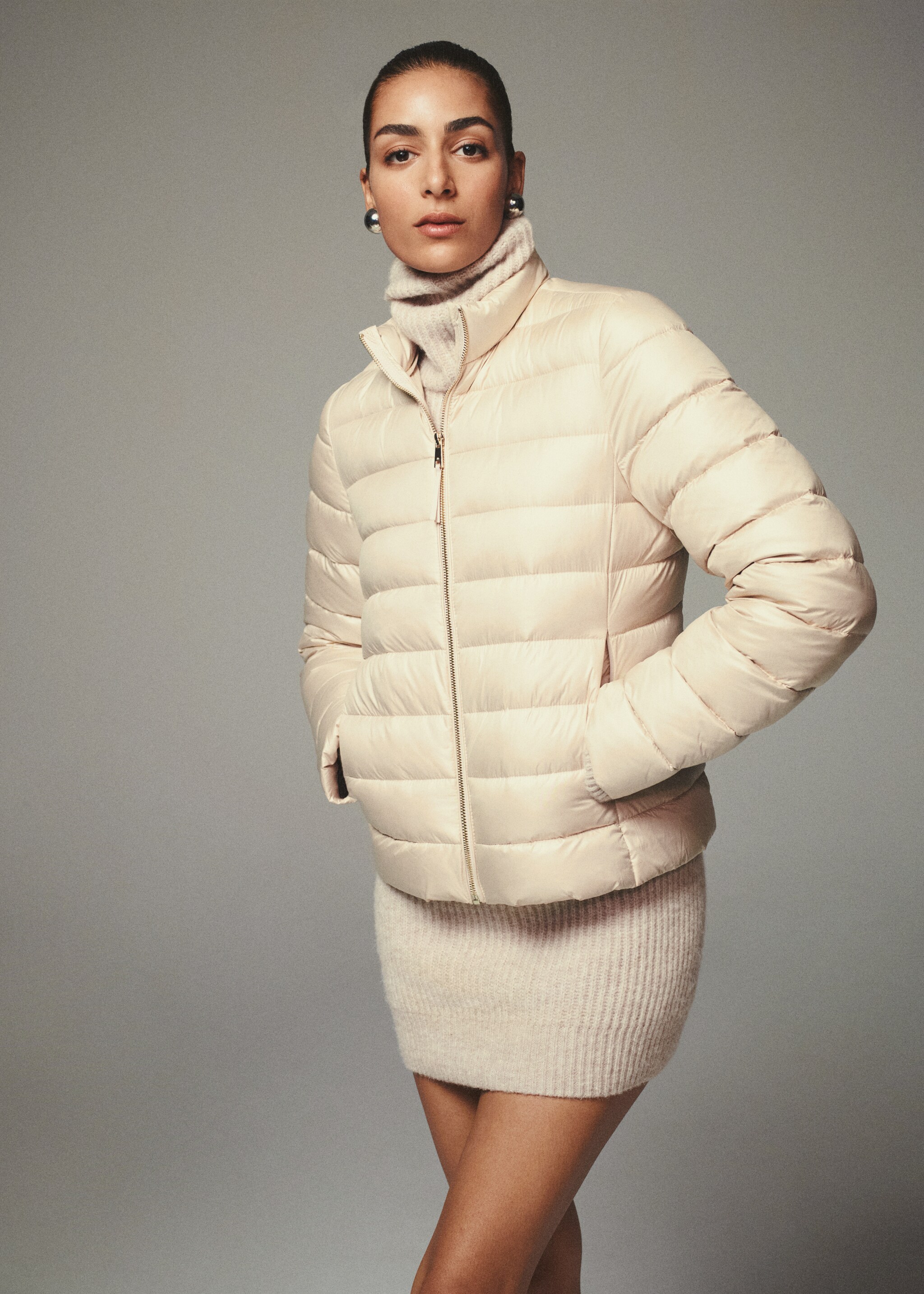 Quilted feather coat - Details of the article 6