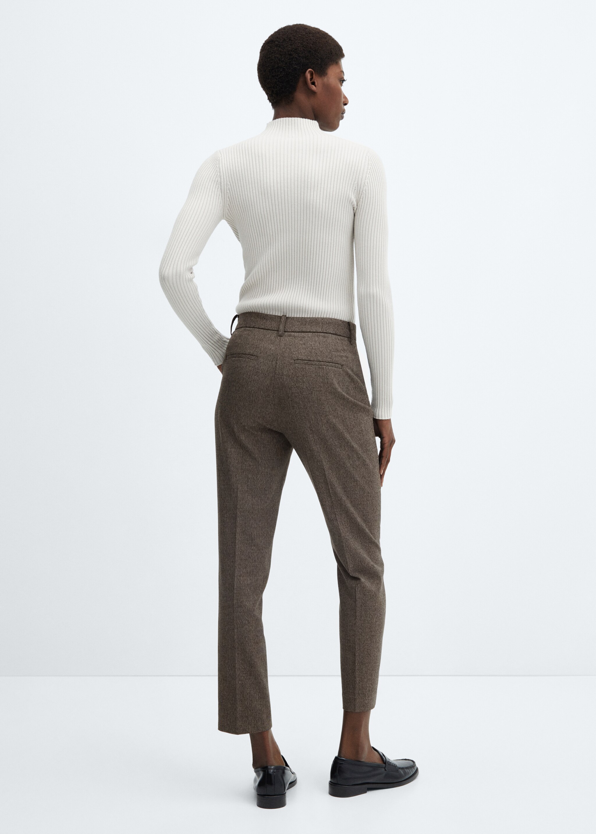 Mid-rise skinny trousers - Reverse of the article