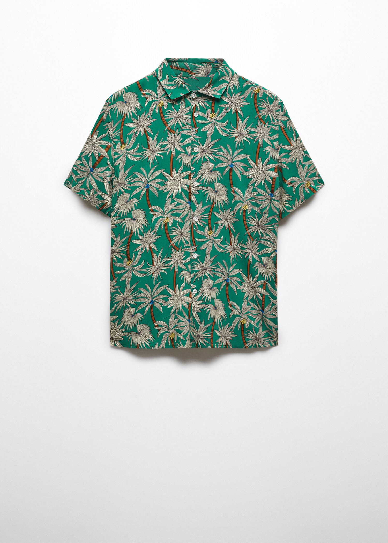 Overhemd met korte mouwen met hawaïprint - Artikel zonder model
