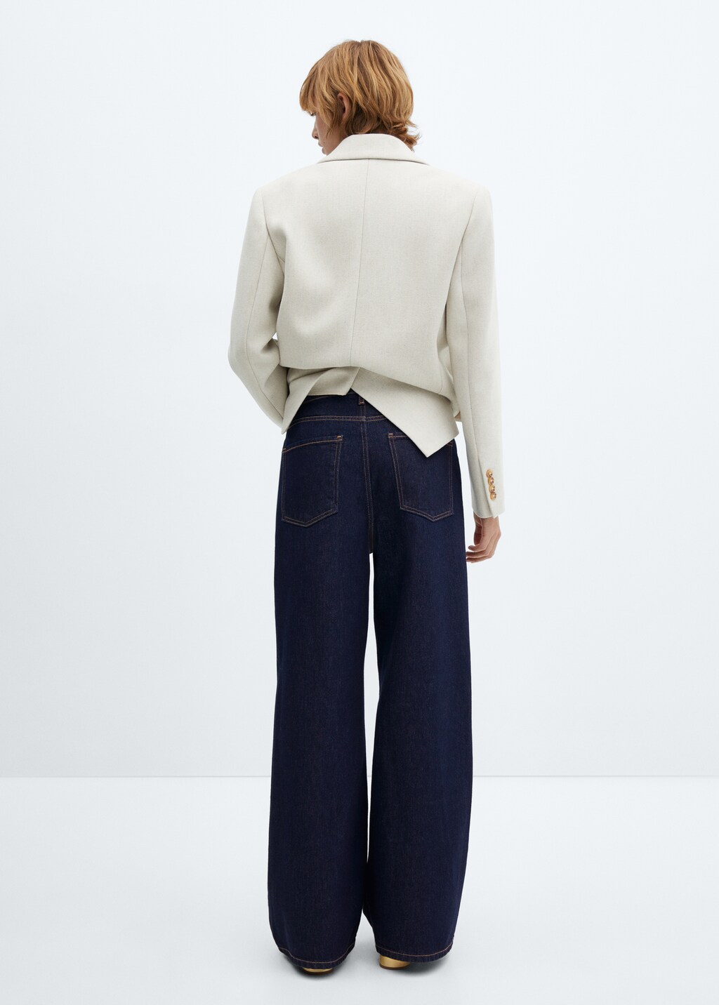 Low rise loose fit wideleg jeans Women MANGO Montenegro