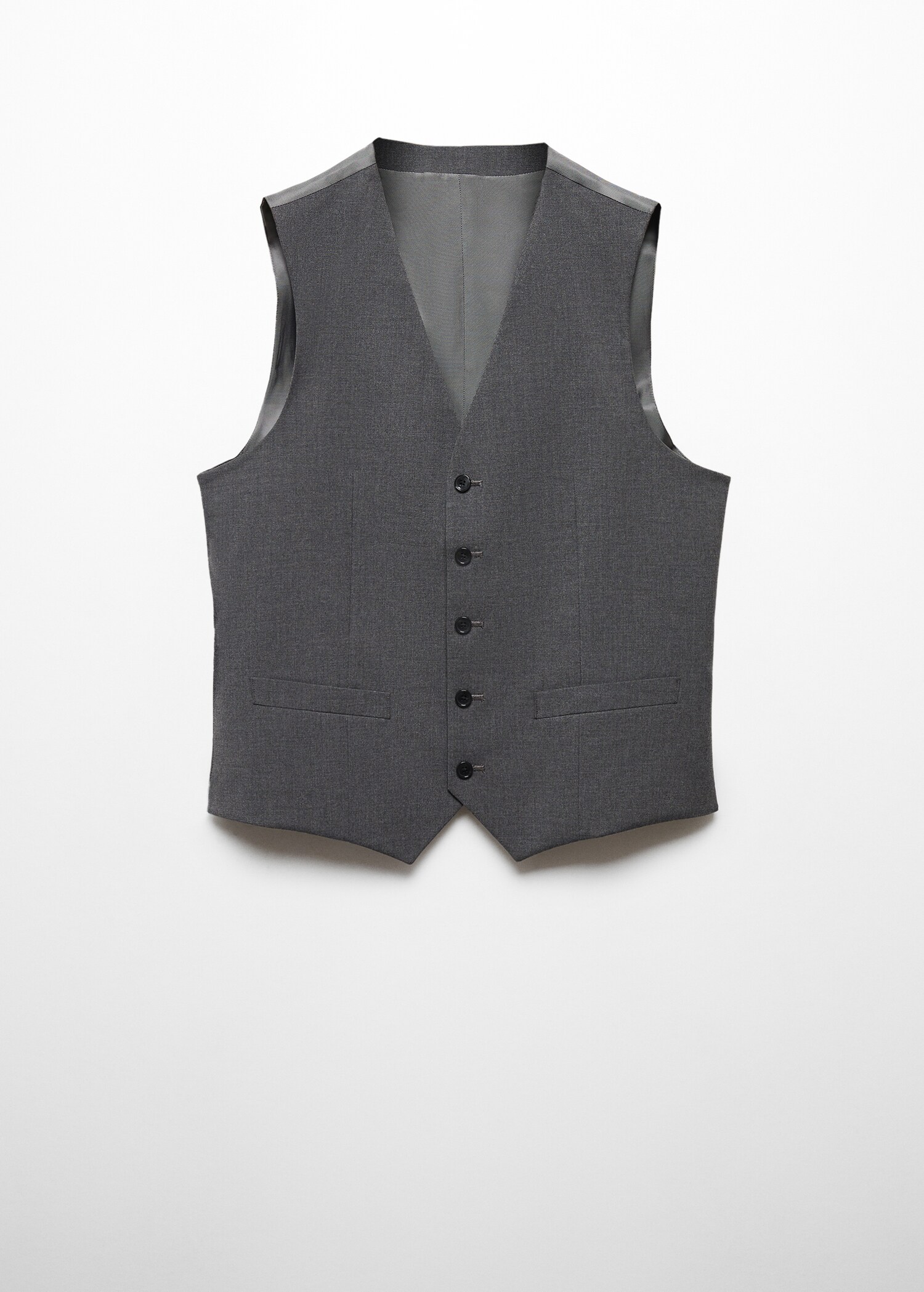 Slim-fit suit waistcoat - Article without model