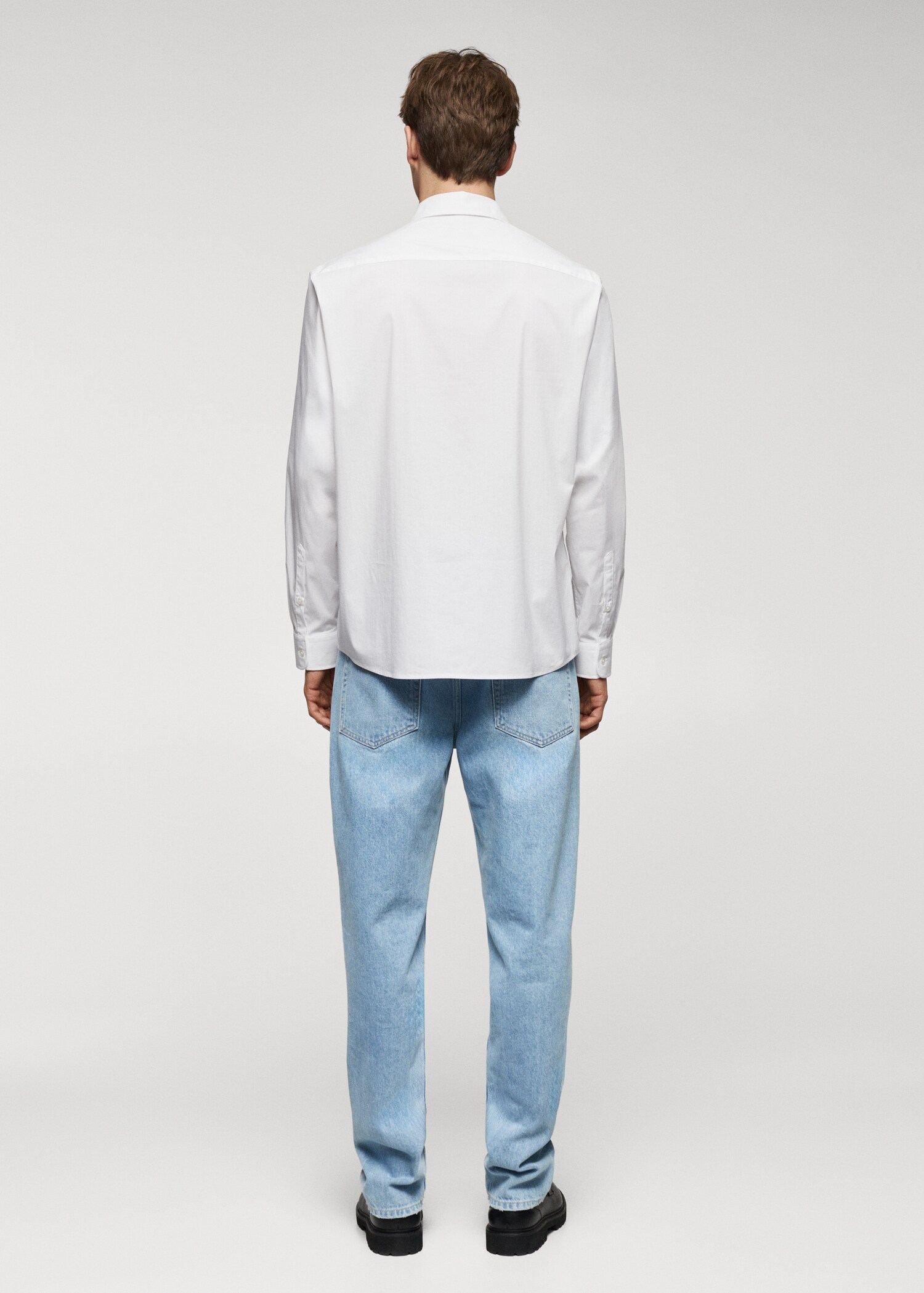 Classic-fit poplin shirt - Reverse of the article