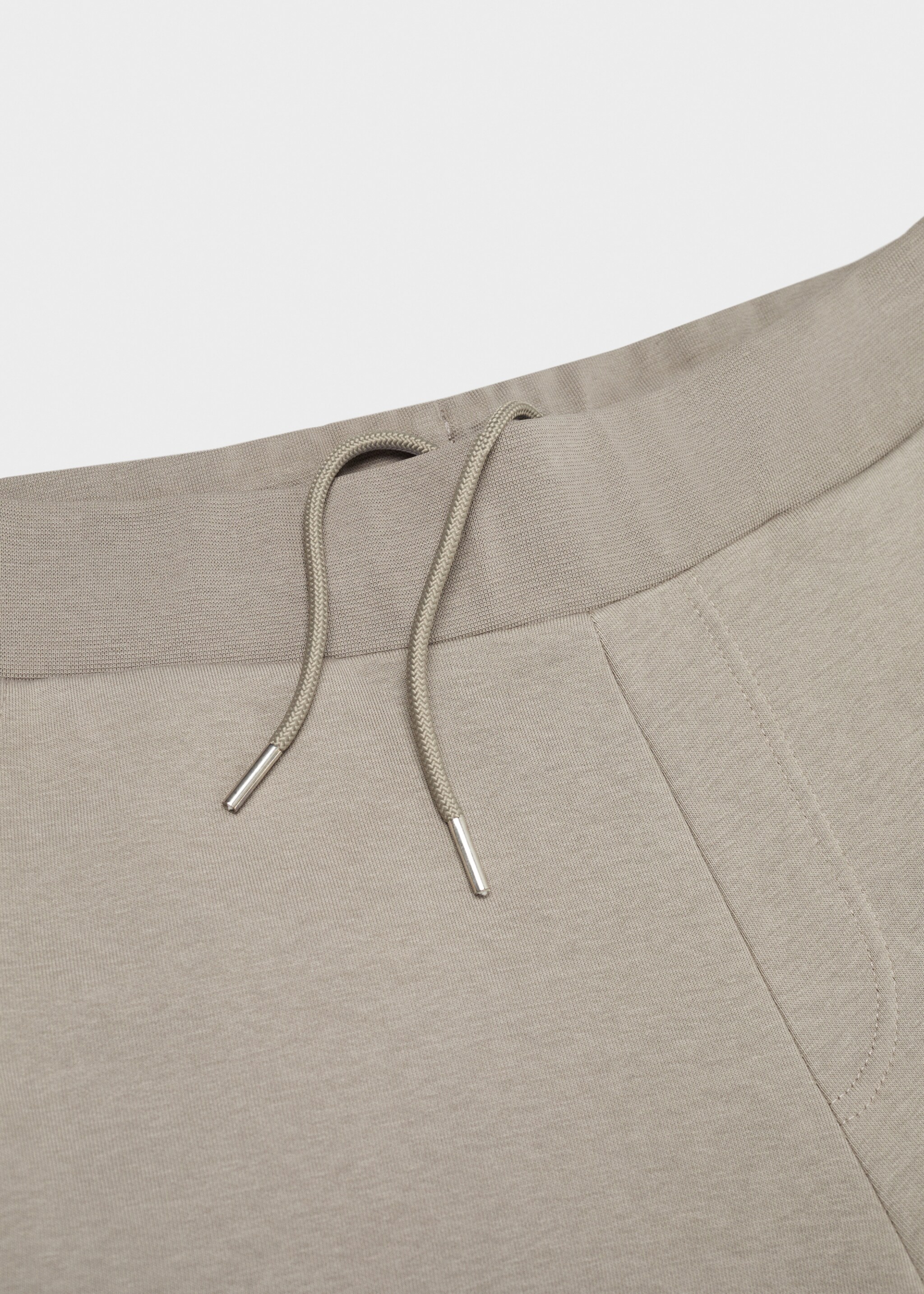 Cotton jogger-style trousers - Details of the article 8