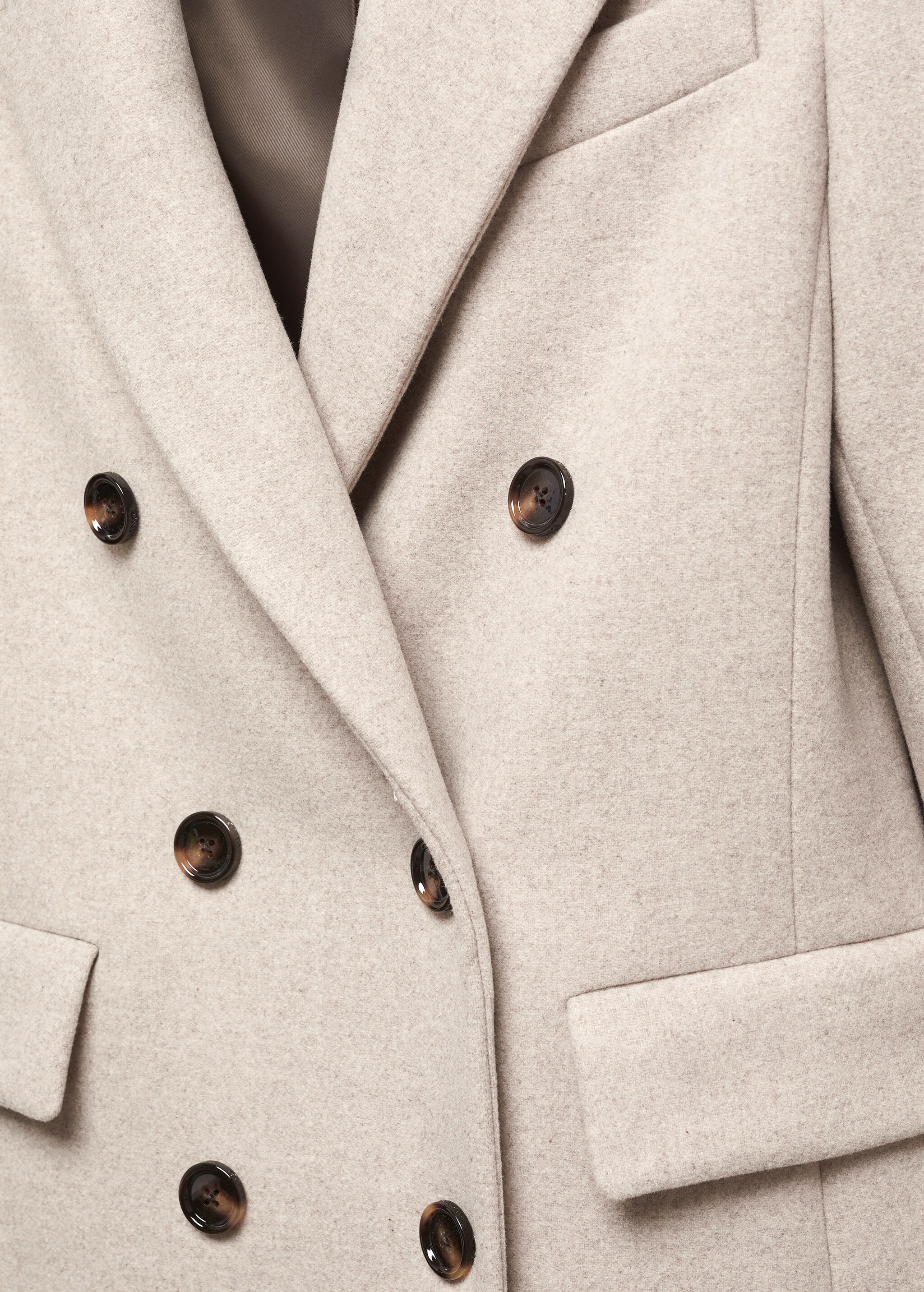 Manteau en laine à double boutonnage - Détail de l'article 8
