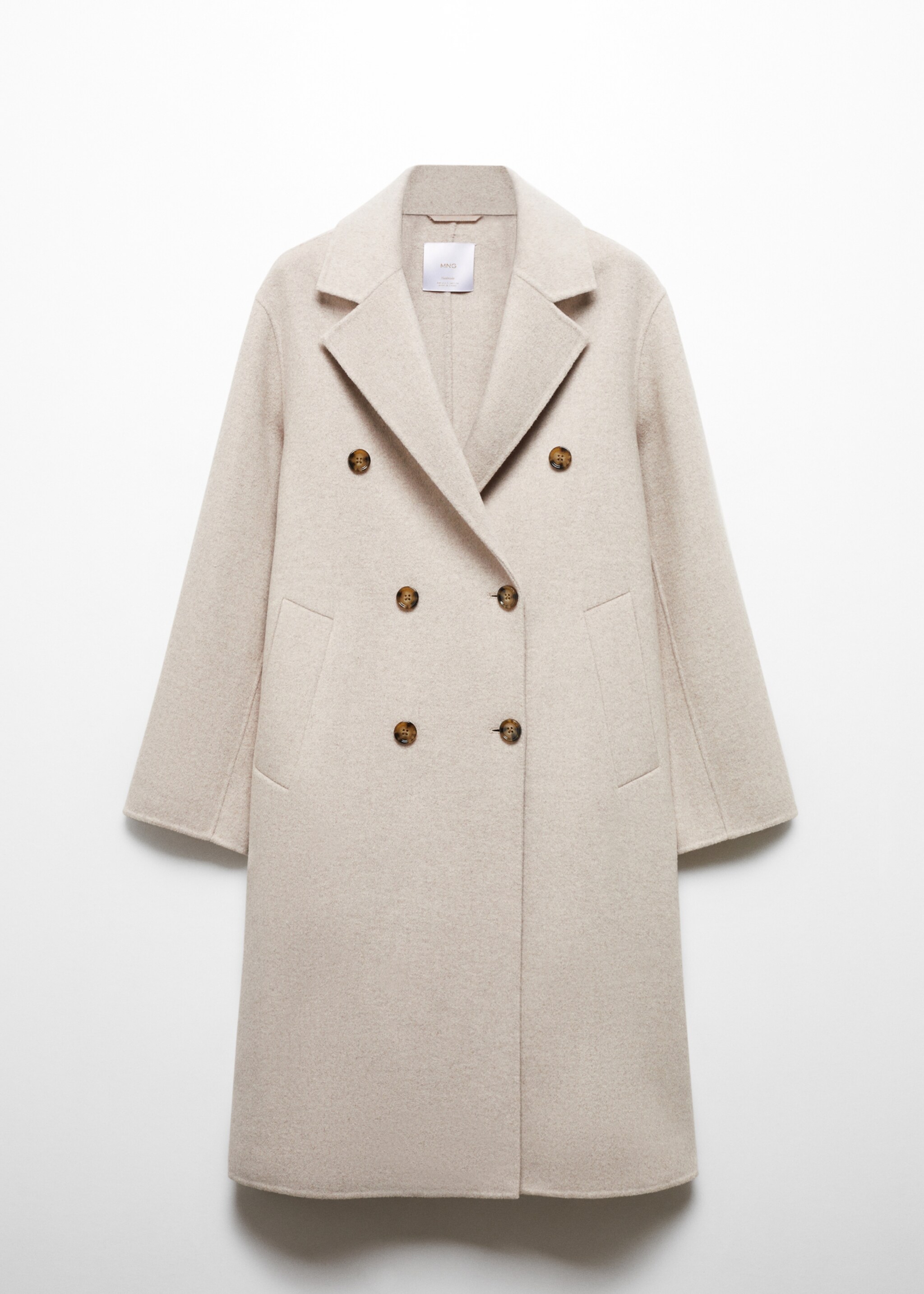 Handmade oversized wool coat - Article without model