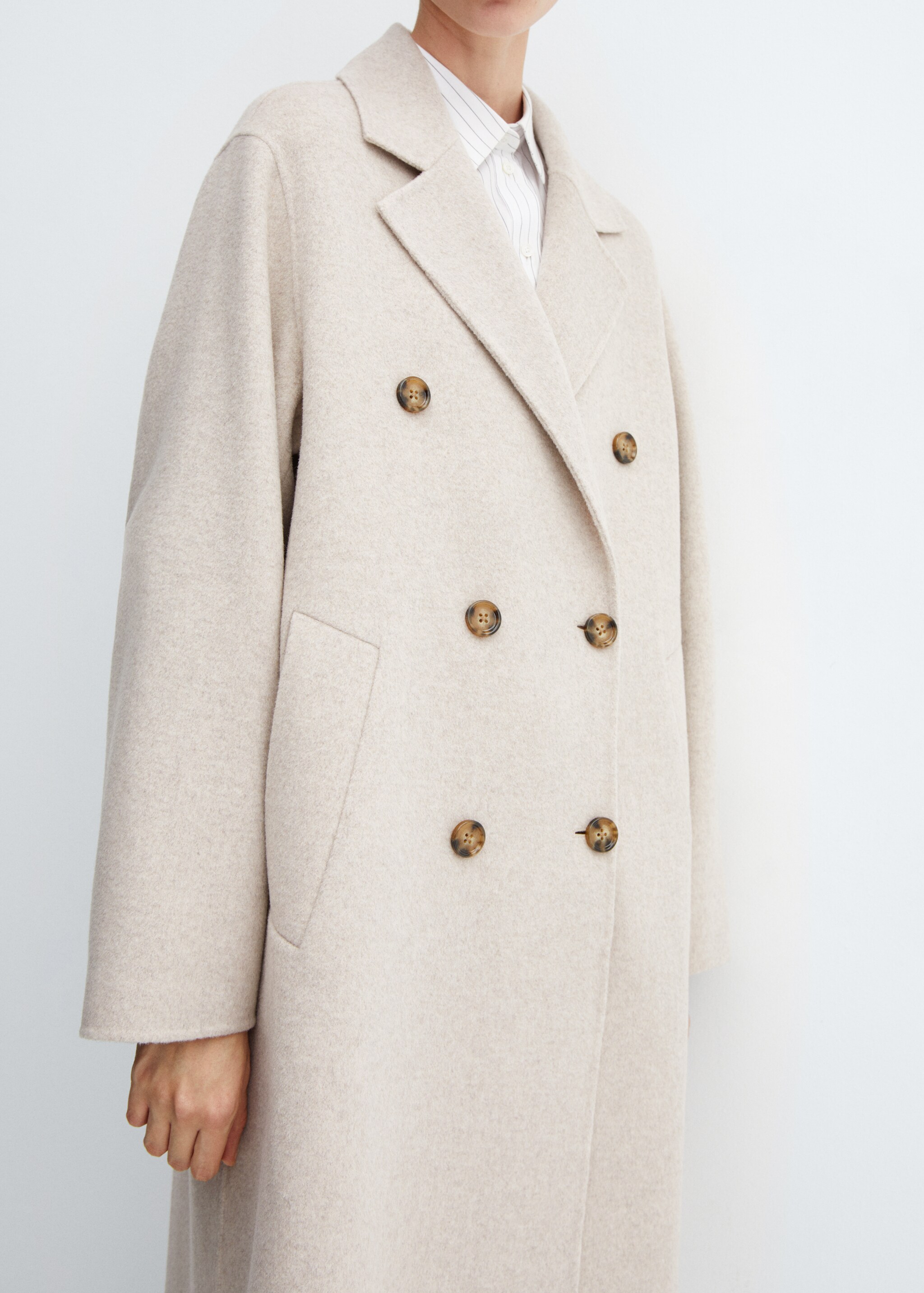 Handmade oversized wool coat - Details of the article 6