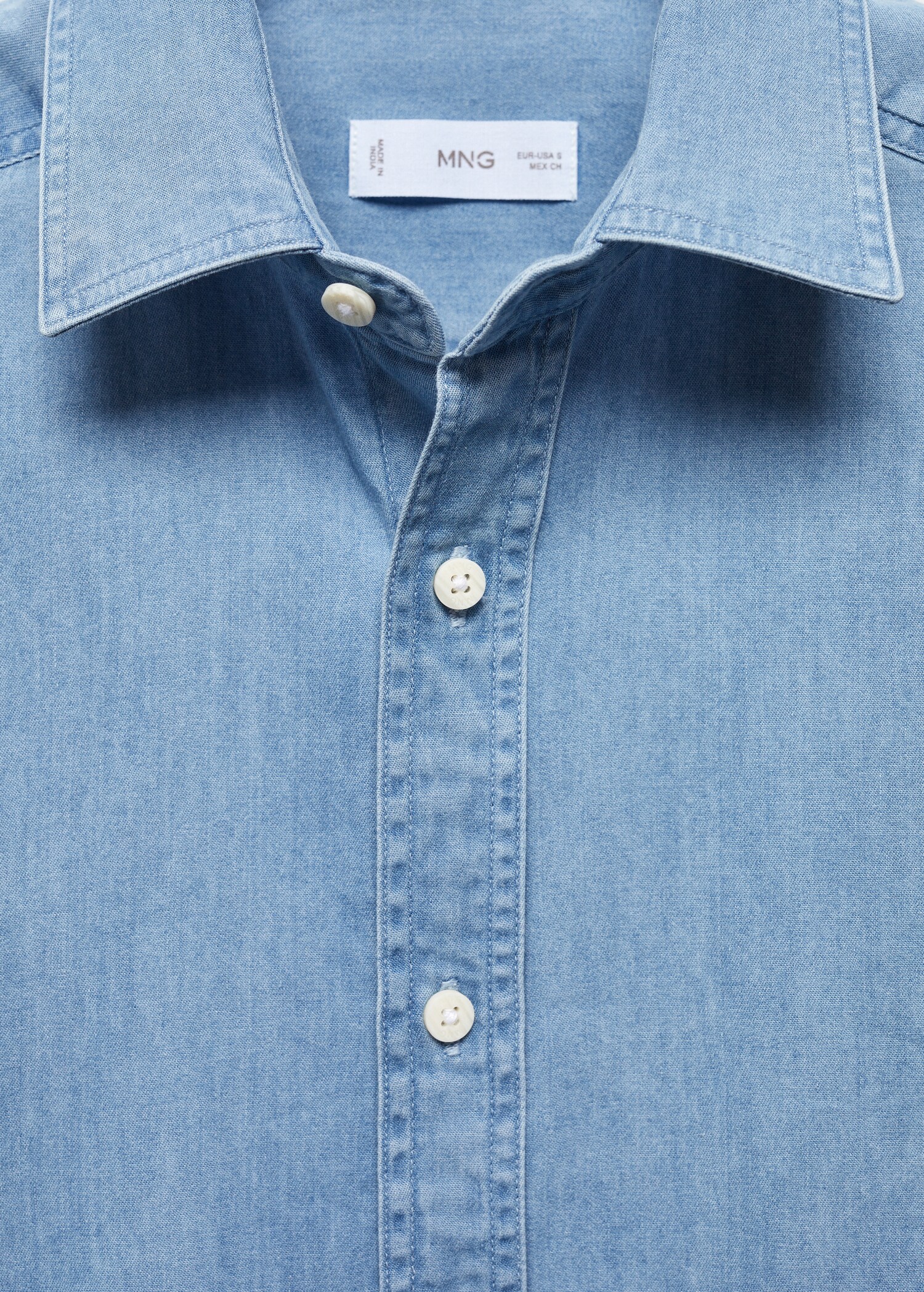 Chemise regular-fit denim - Détail de l'article 8