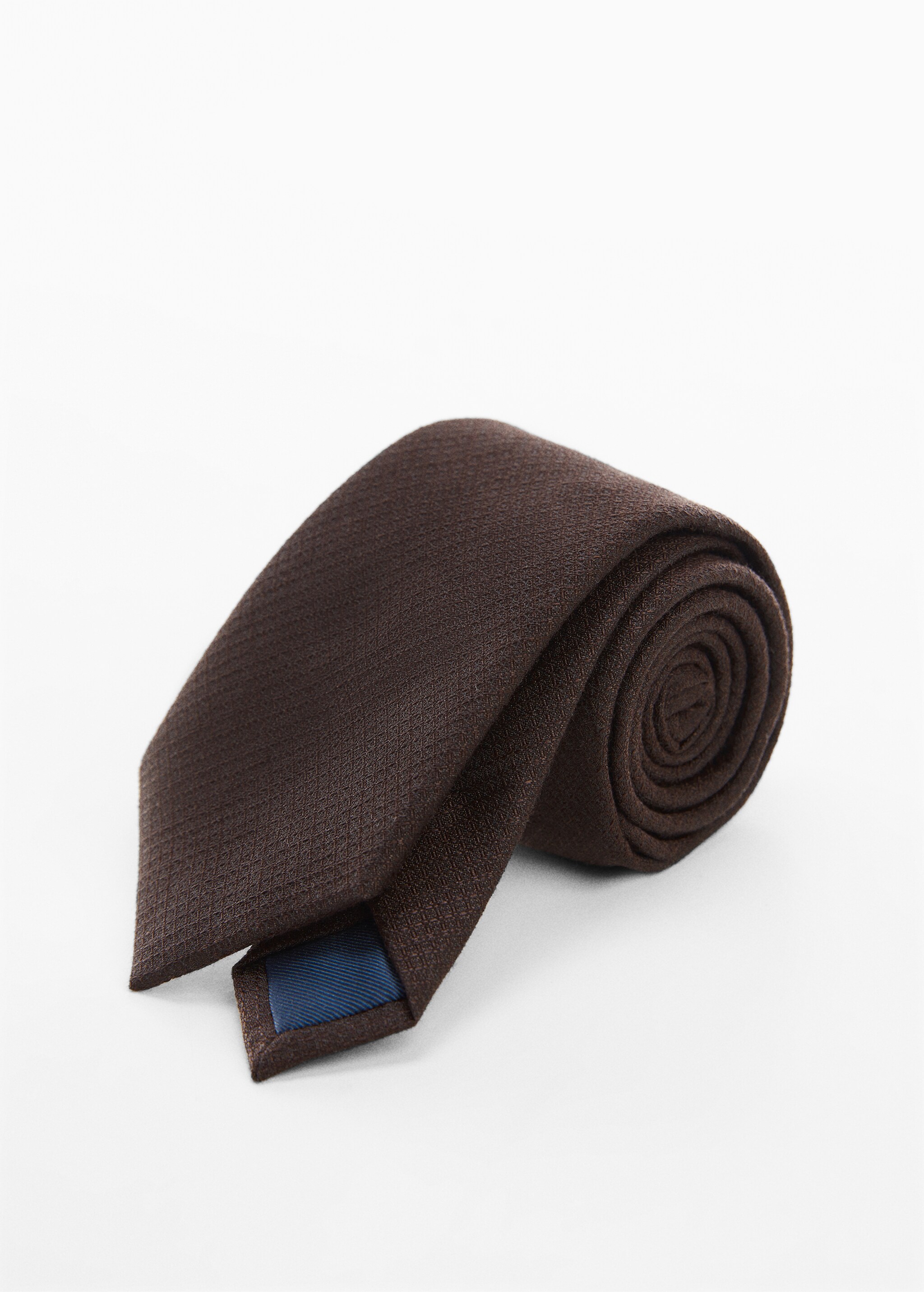 Cravatta cotone strutturato - Piano medio