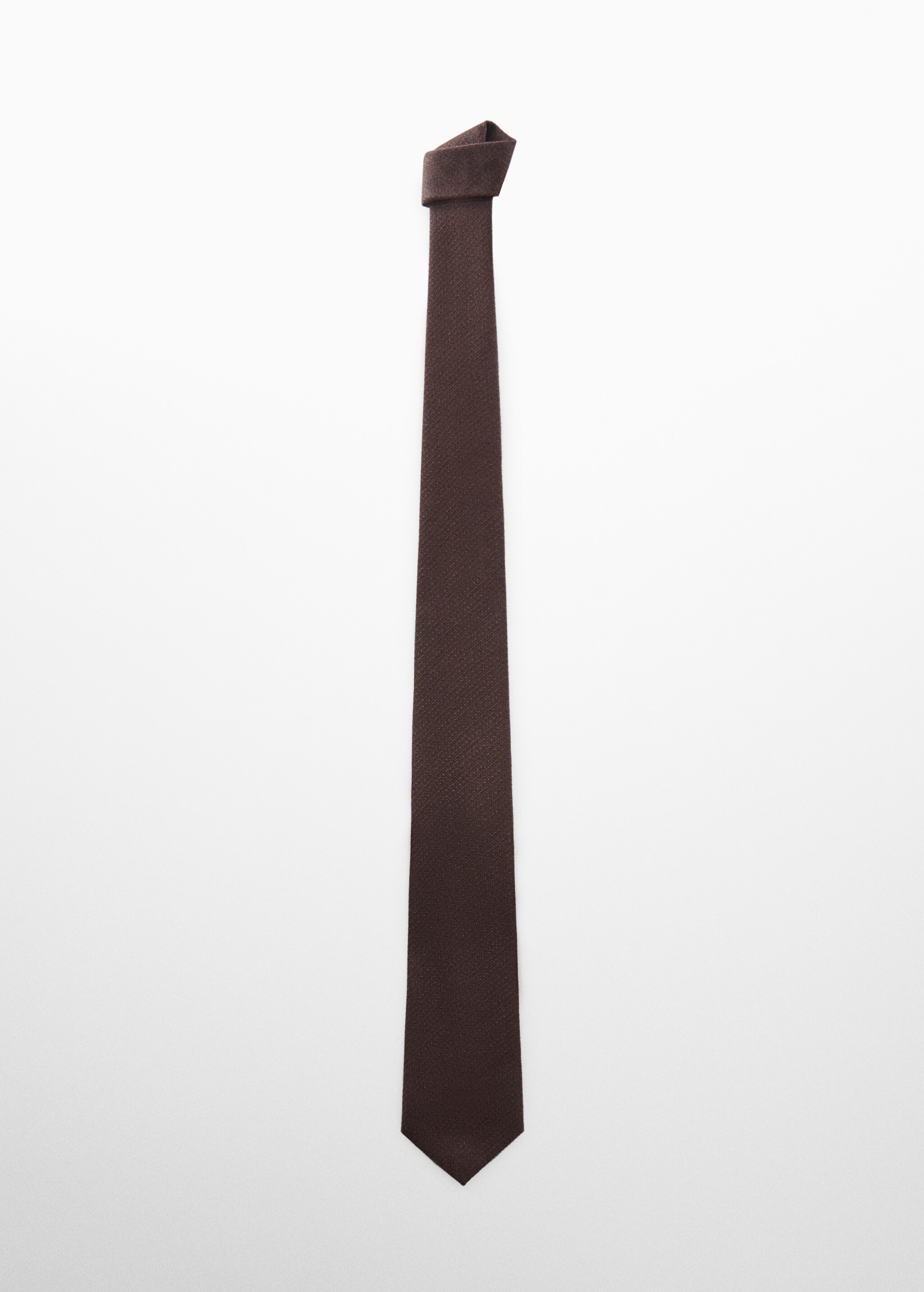 Cravatta cotone strutturato - Articolo senza modello