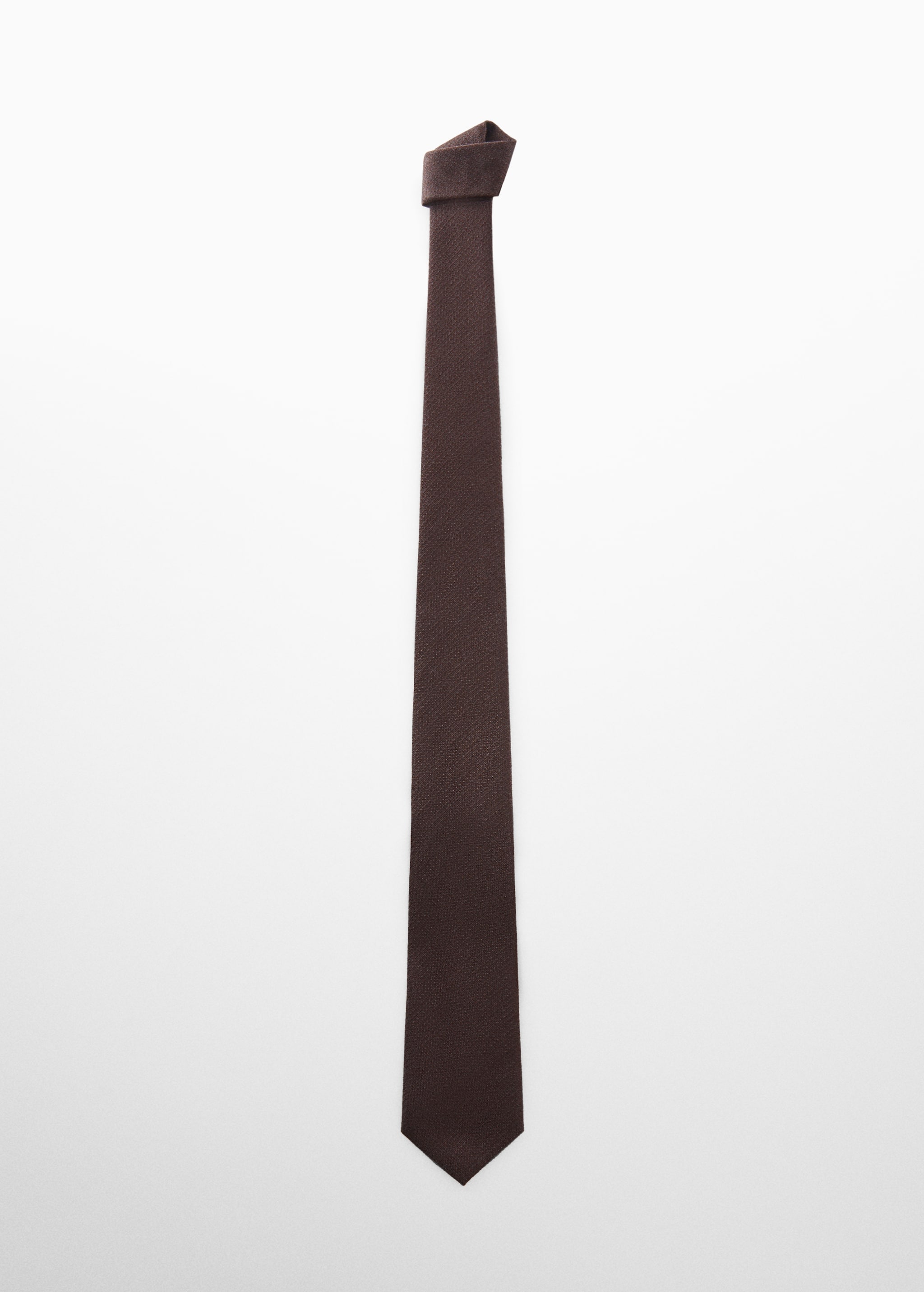 Фактурный галстук из хлопка - Изделие без модели