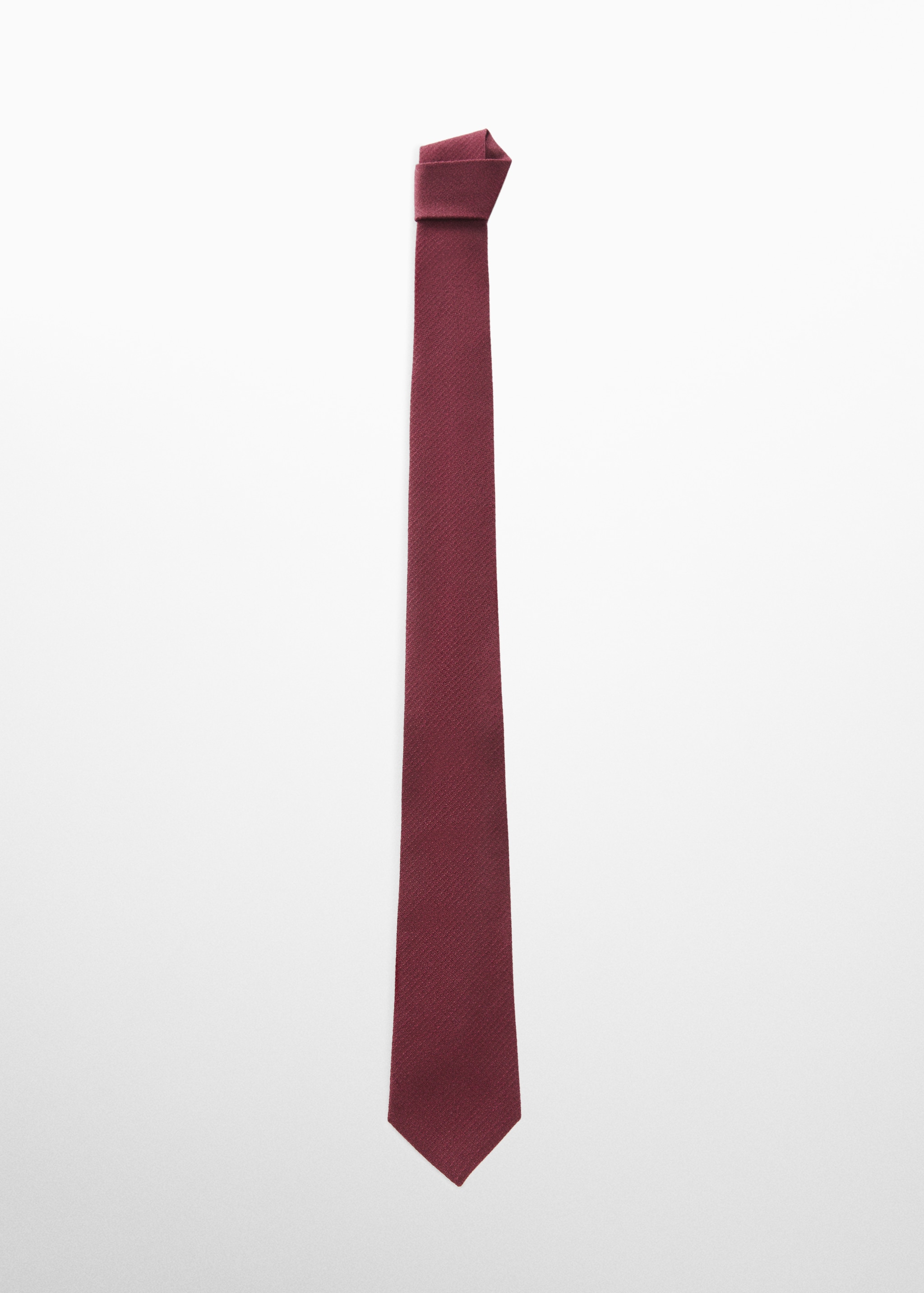 Structured cotton tie - Article without model