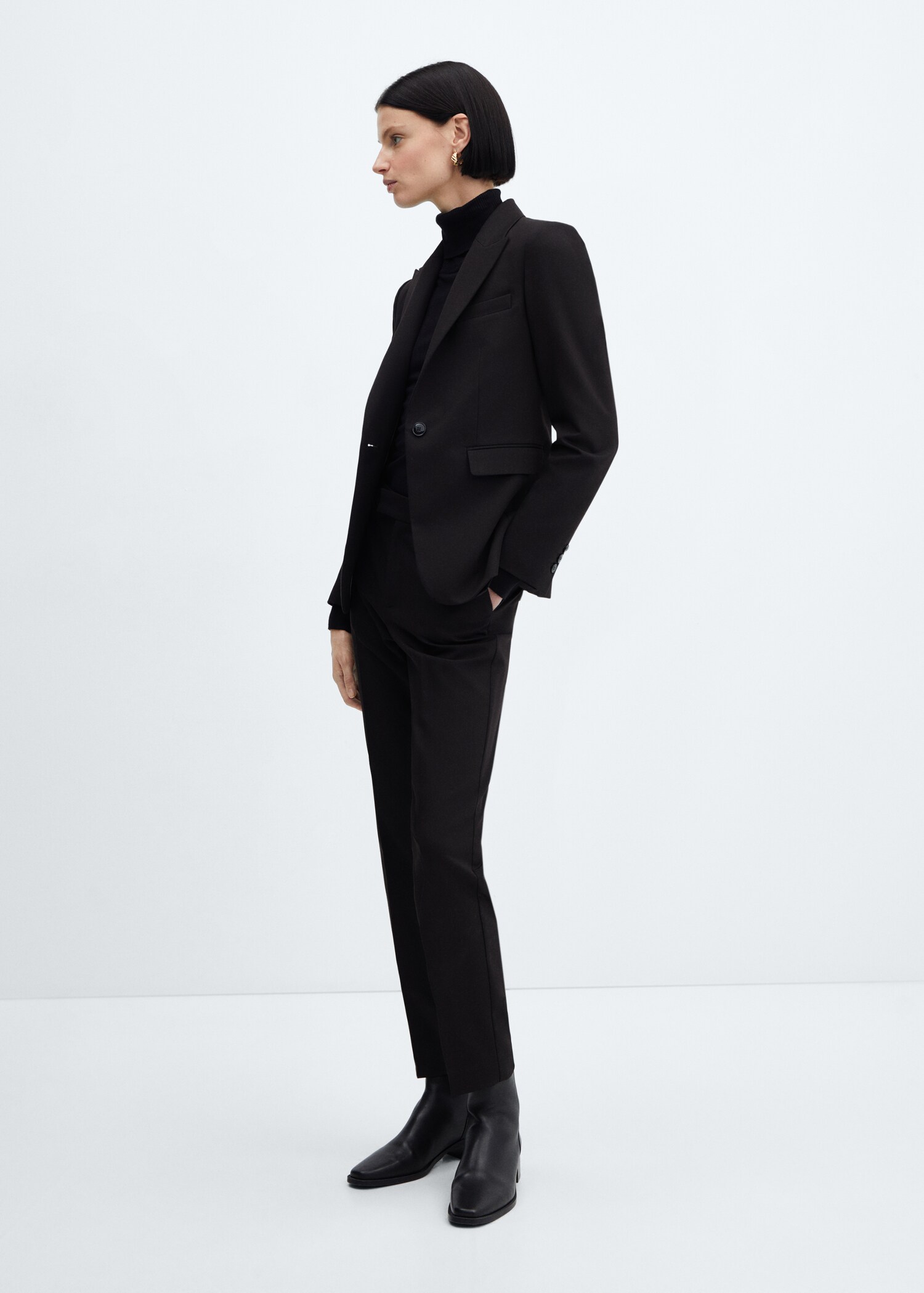 Straight suit pants - Details of the article 2