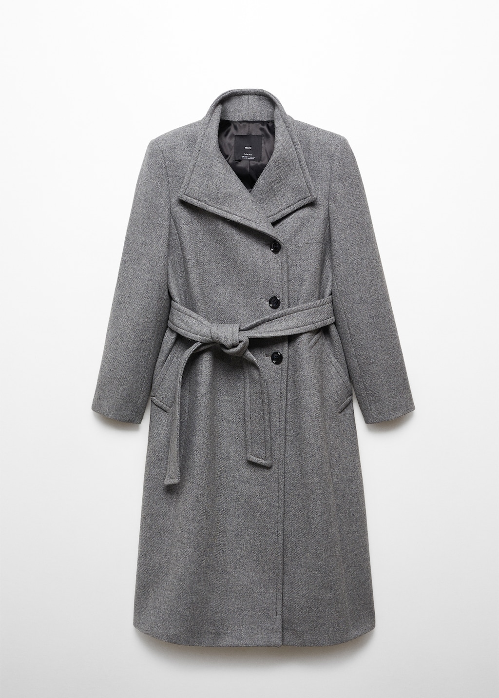 Belted Manteco wool coat - Women | MANGO China Belted Manteco wool coat - Women | MANGO China
