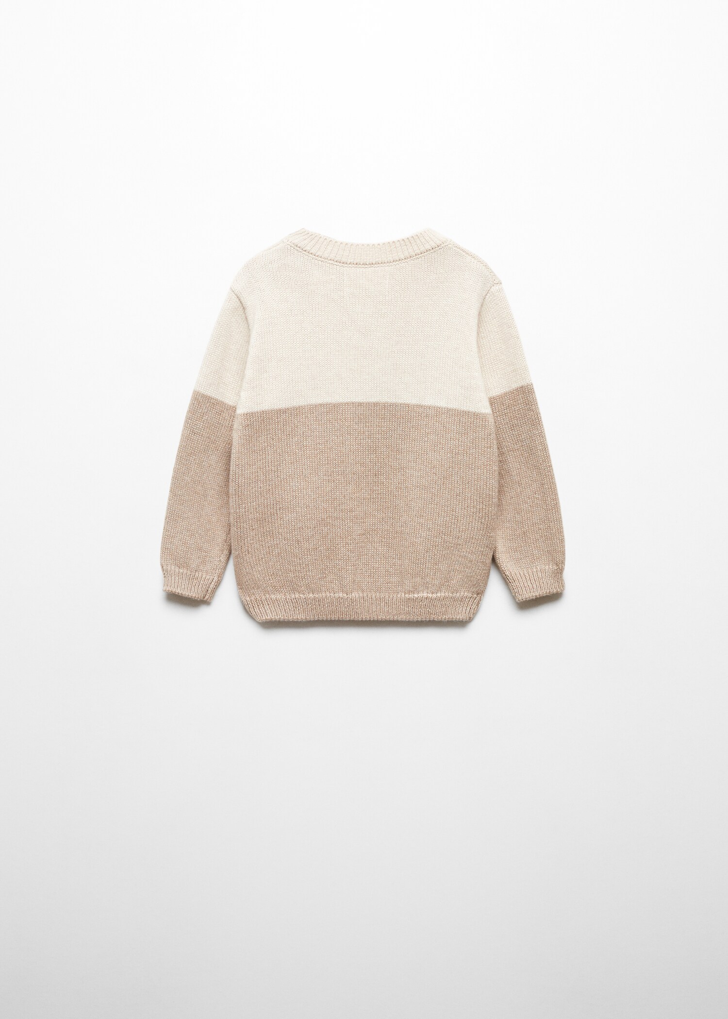 Jersey punto combinado - Reverso del artículo