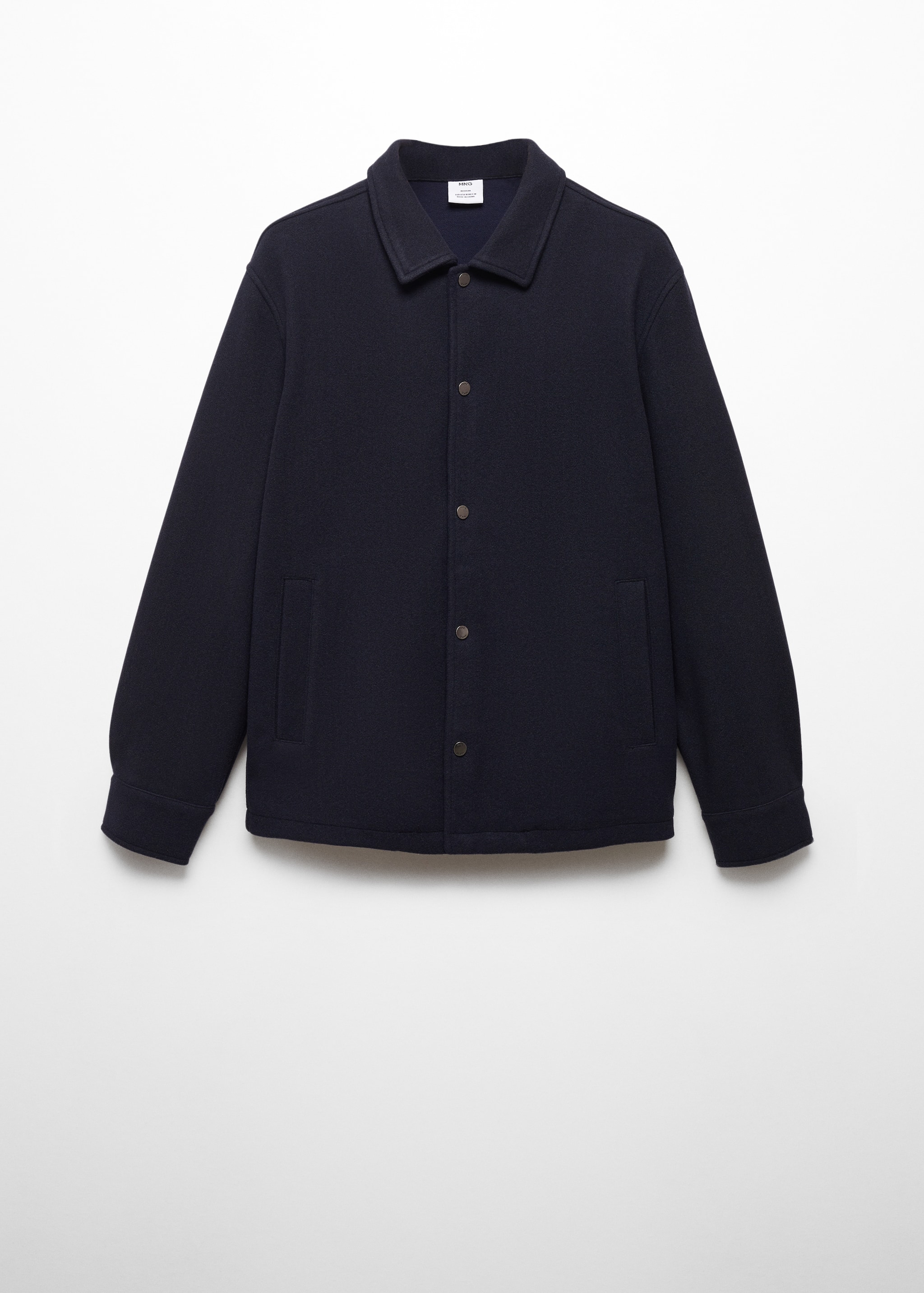 Snap buttons overshirt - Article without model