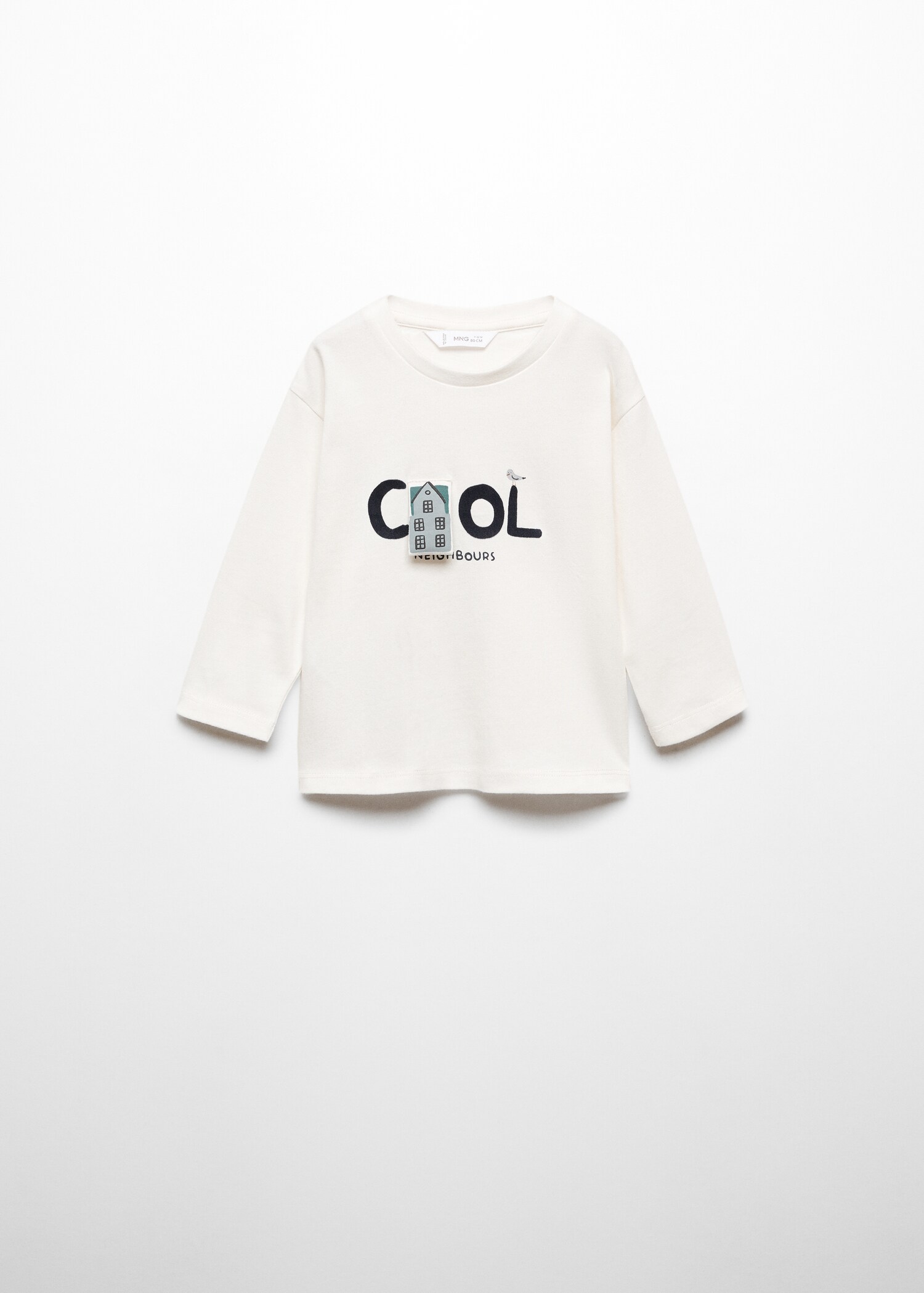 Långärmad t-shirt budskap - Artikel utan modell