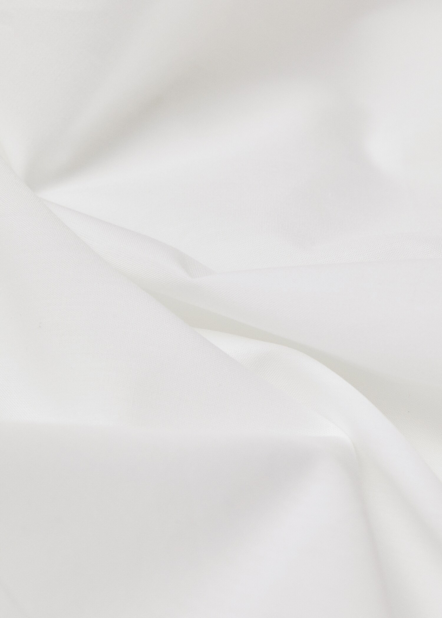 Plain cotton fitted sheet for single bed - Details of the article 2