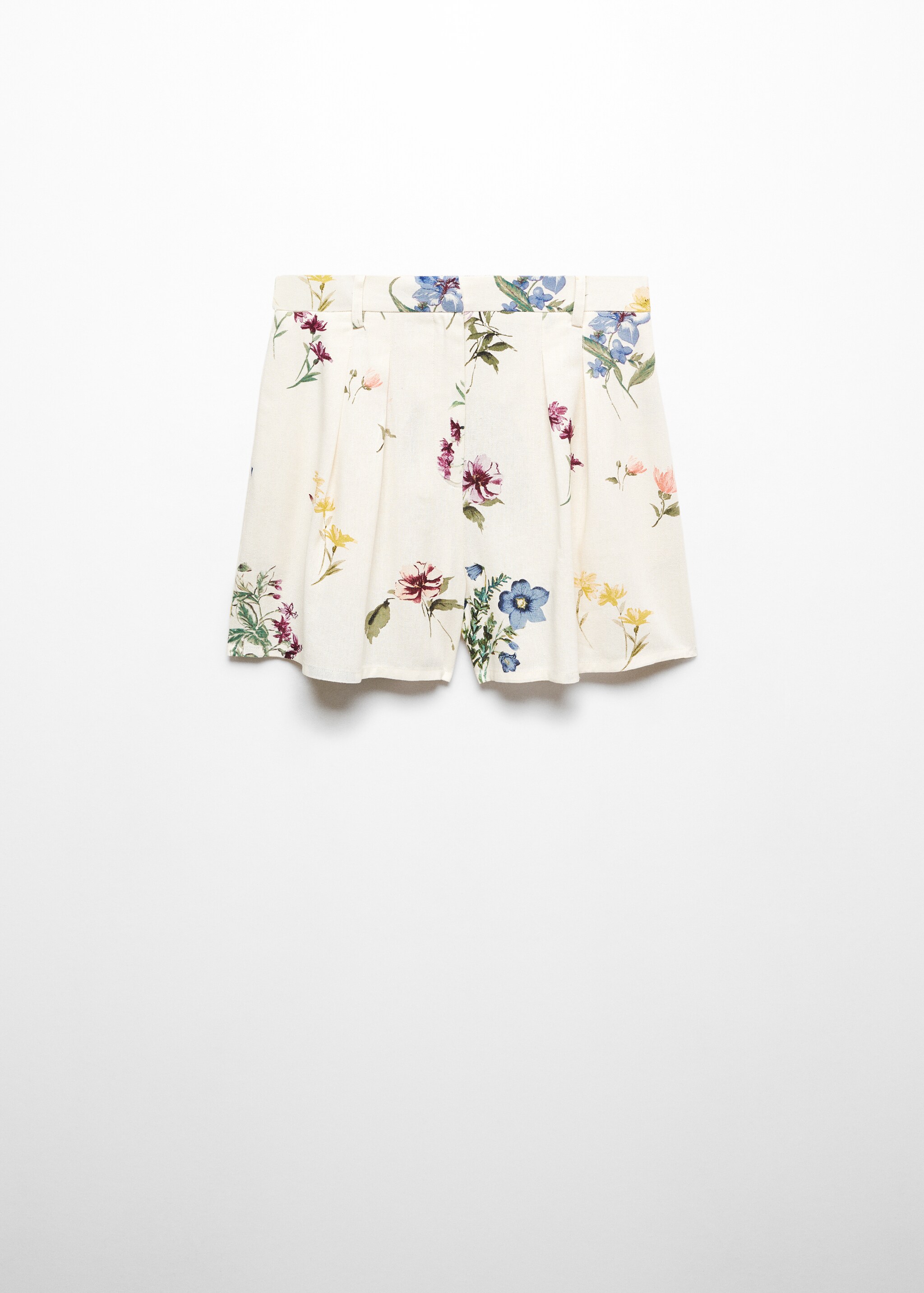 Shorts pinzas floral - Artículo sin modelo