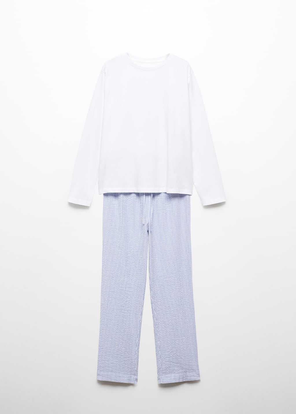 Cotton striped pyjamas womens hotsell