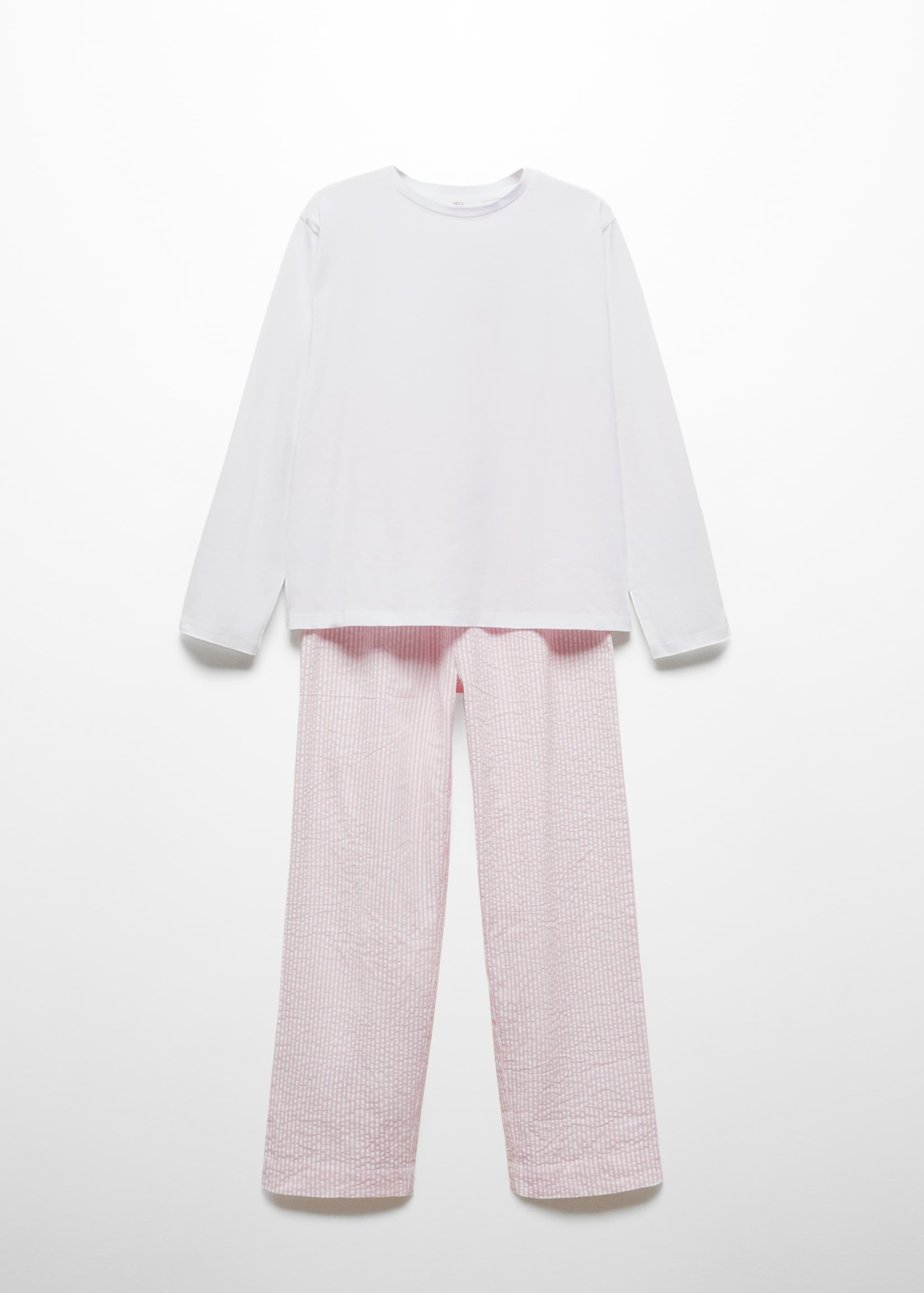 Pyjama deux pièces coton rayures - Article sans modèle