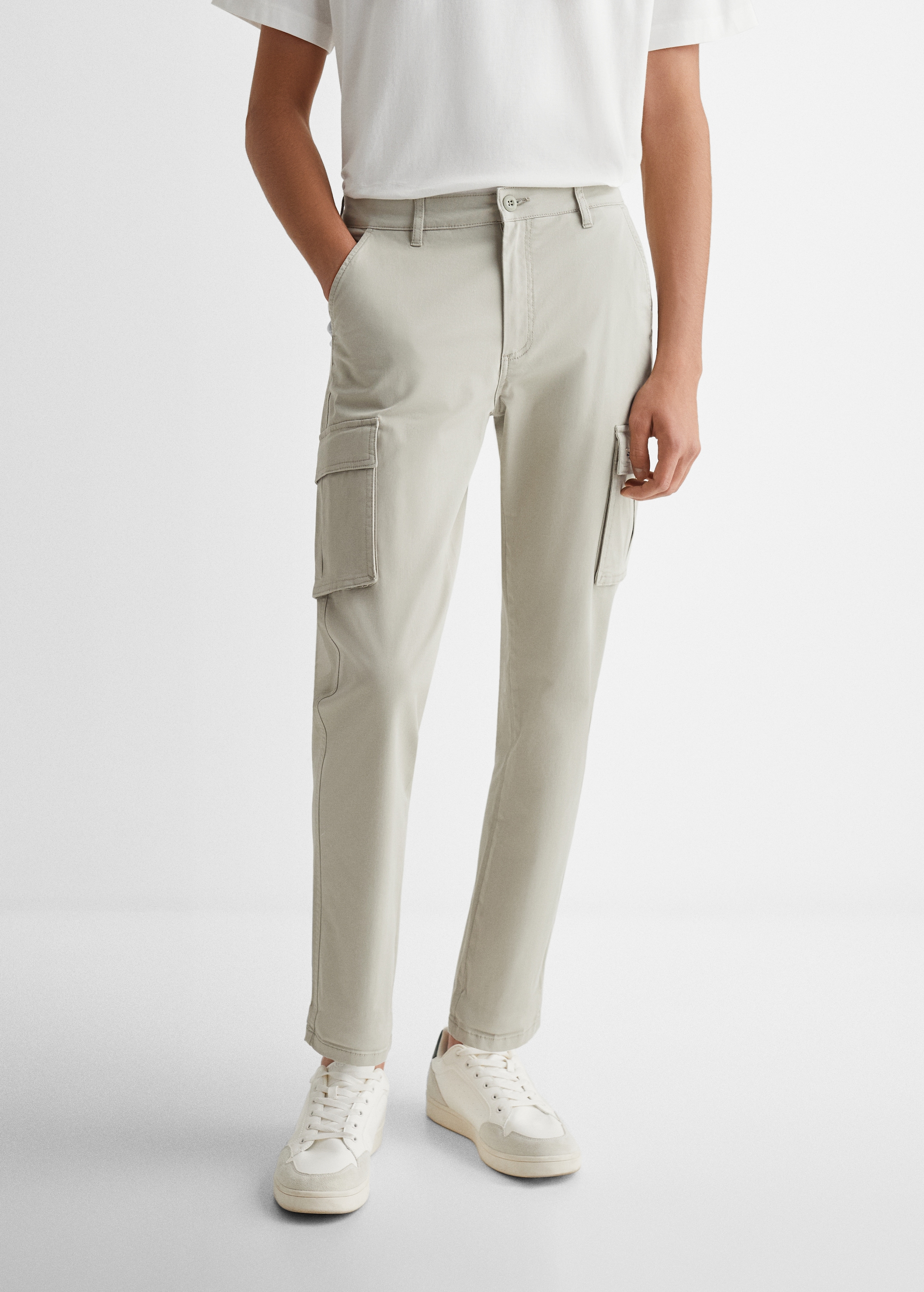 Cotton cargo trousers - Details of the article 6
