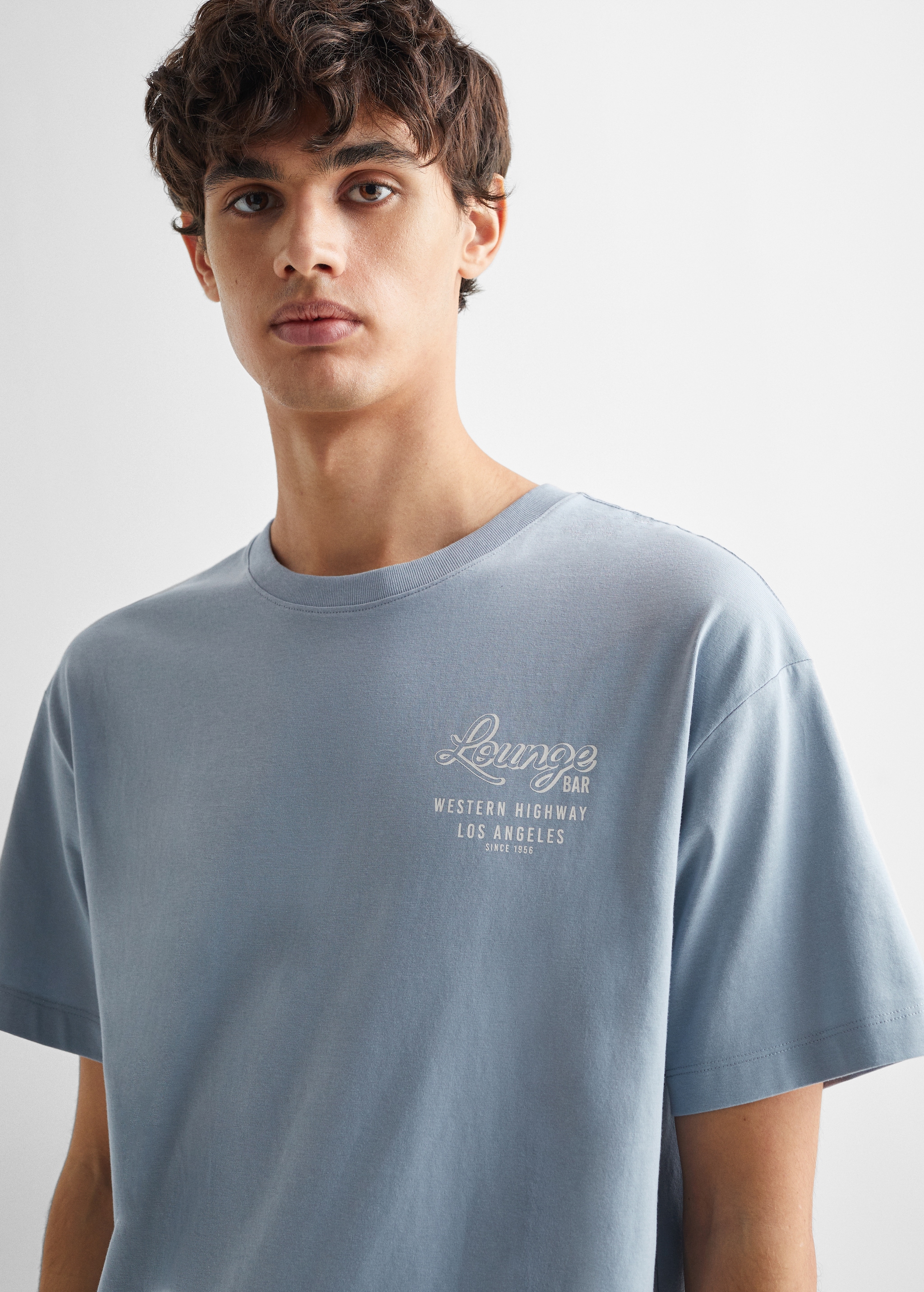 Printed message T-shirt - Details of the article 1