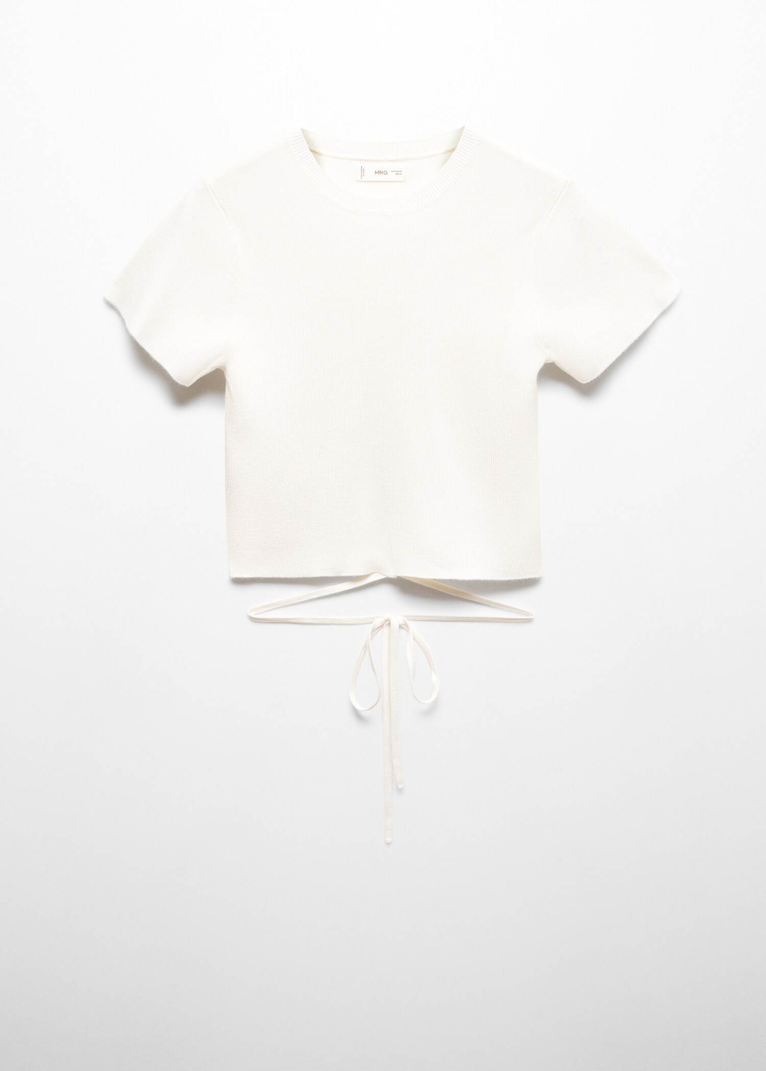 T-shirt maille nœud - Article sans modèle
