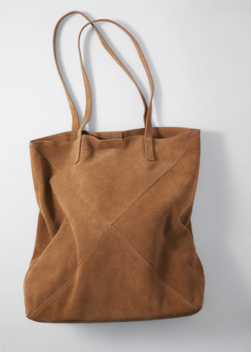 Leather shopper bag Women MANGO Macedonia