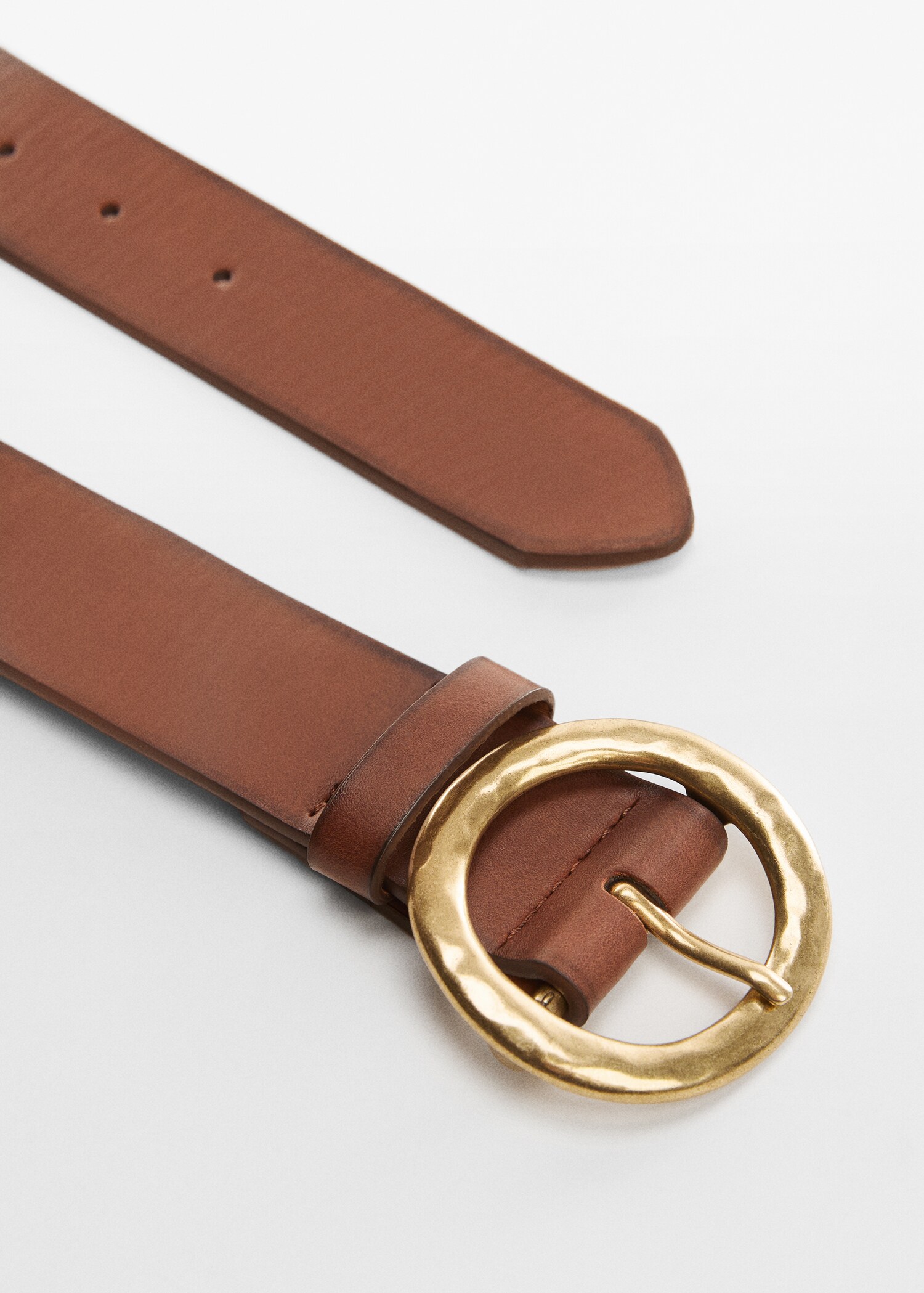 Rounded buckle belt - Medium plane