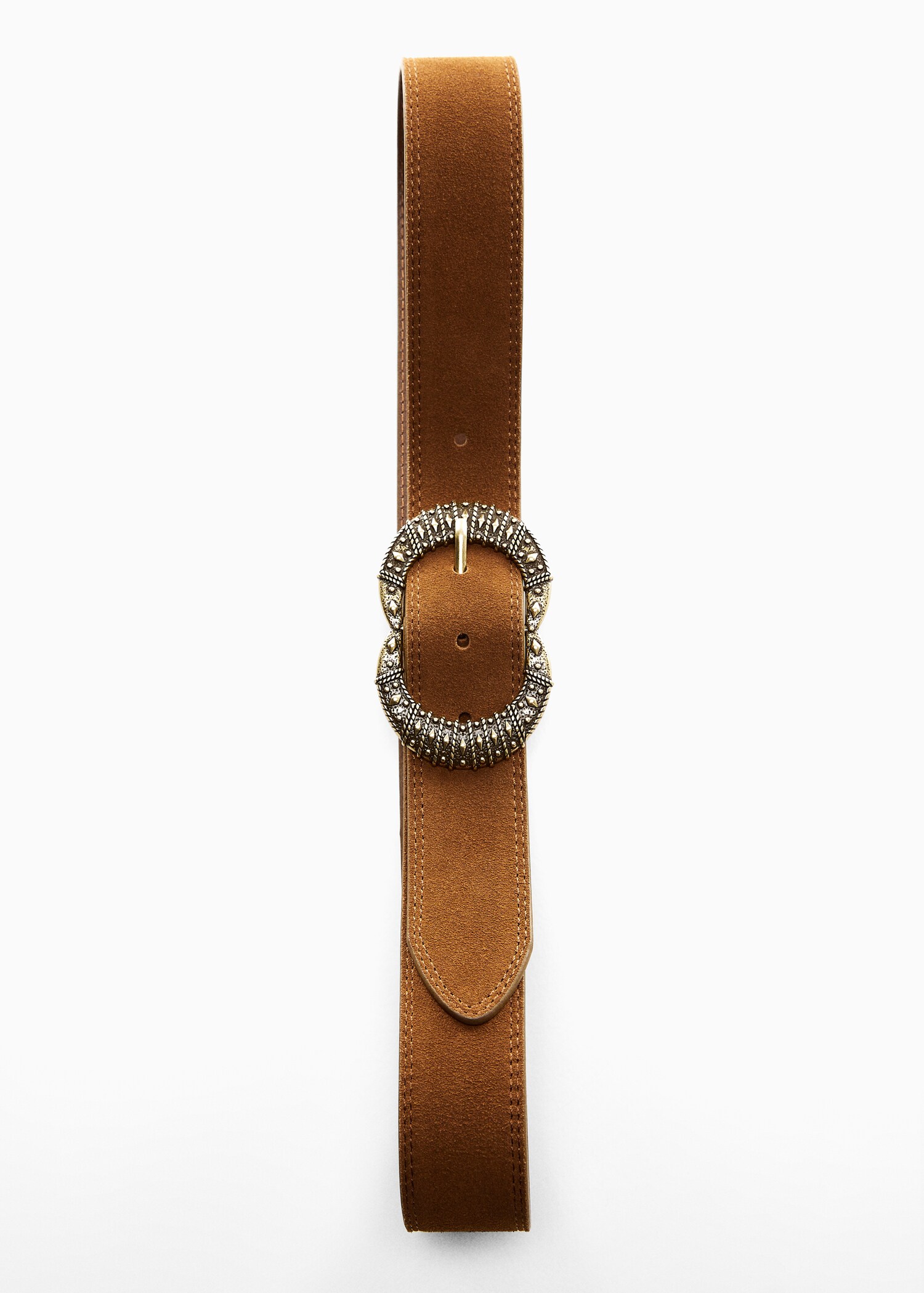 Engraved buckle leather belt - Details of the article 5