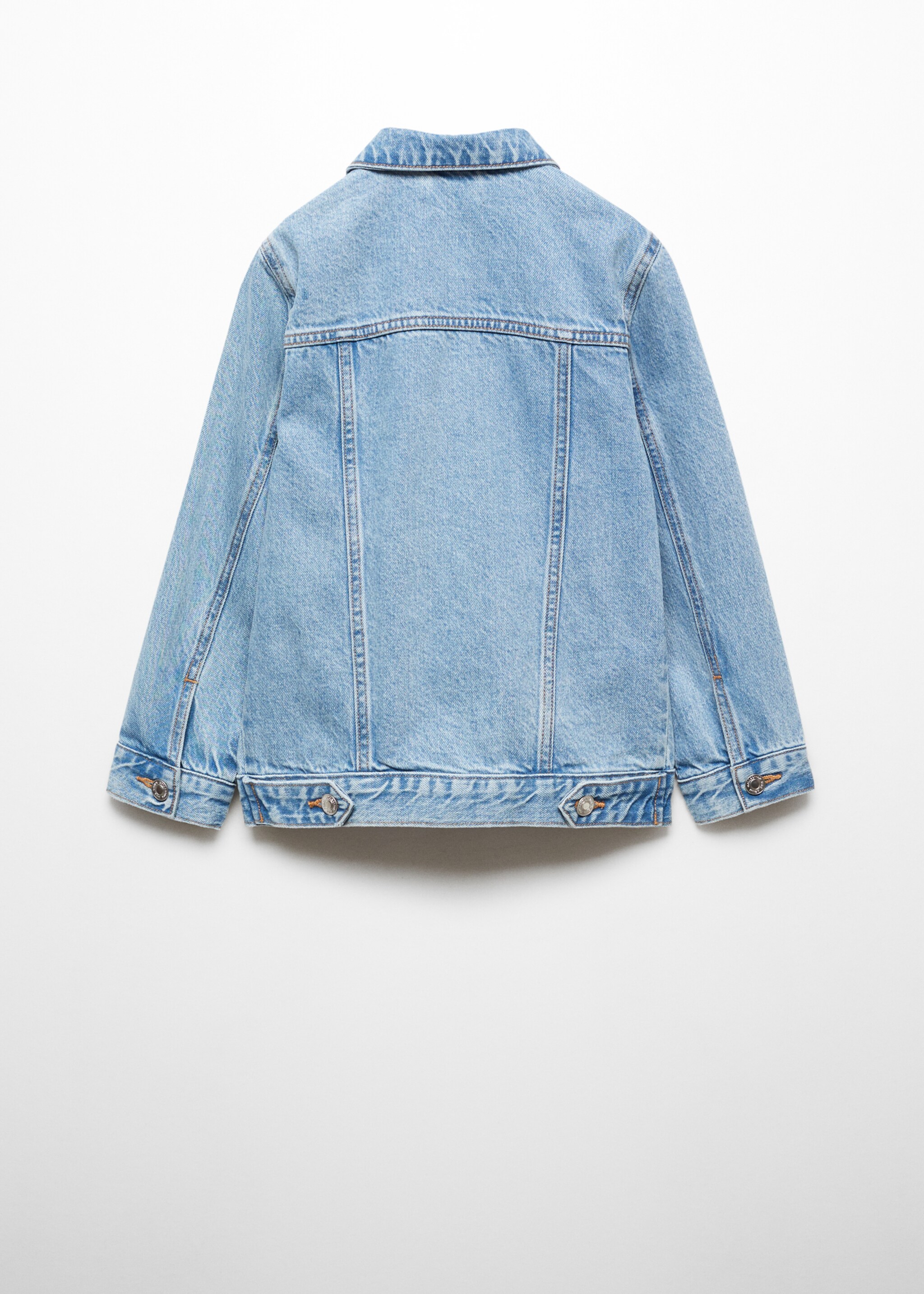 Pockets denim jacket - Reverse of the article