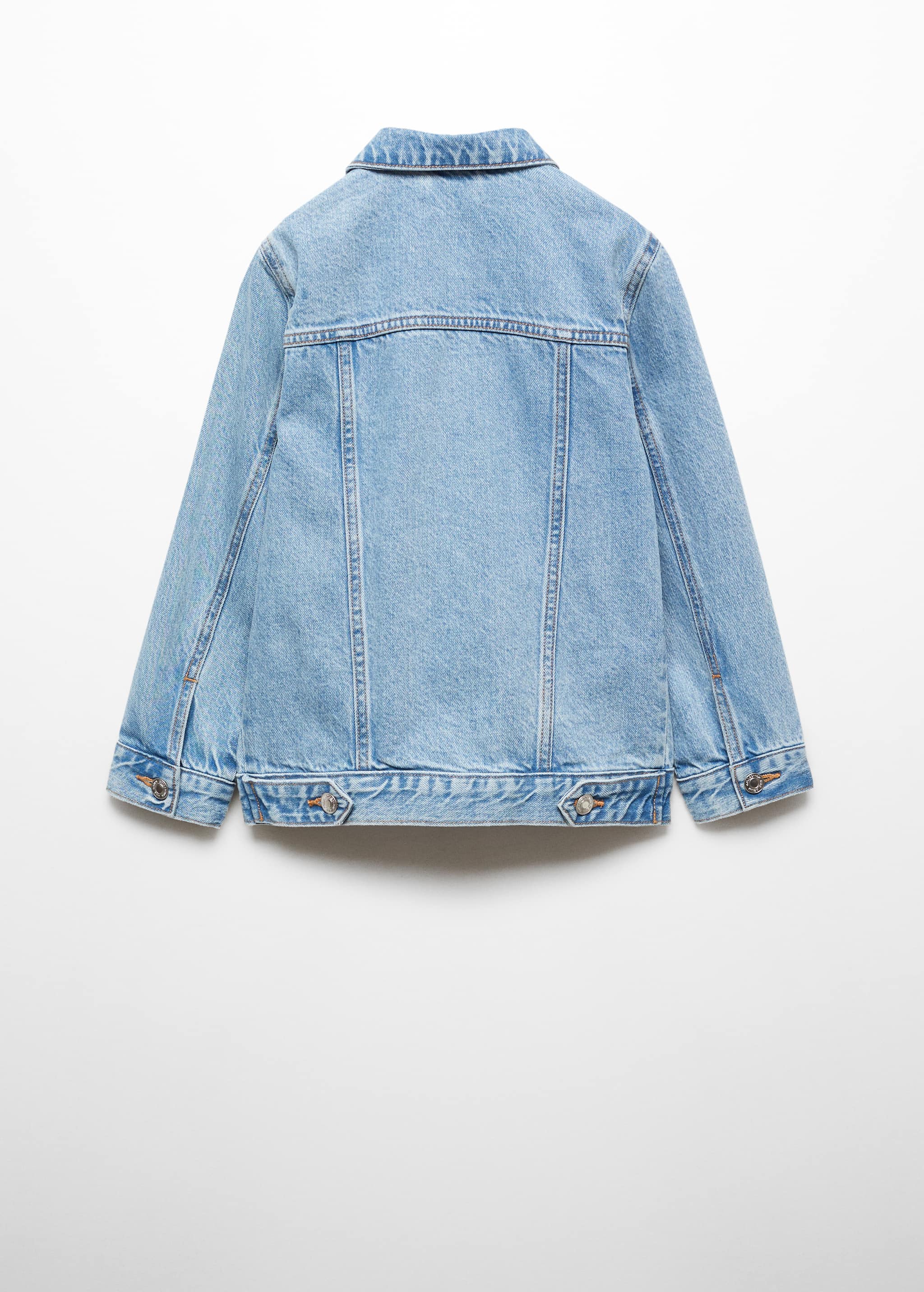 Pockets denim jacket - Reverse of the article