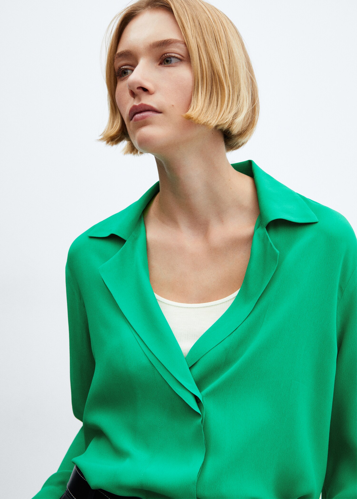 Hemd mit Reverskragen - Damen | MANGO Deutschland