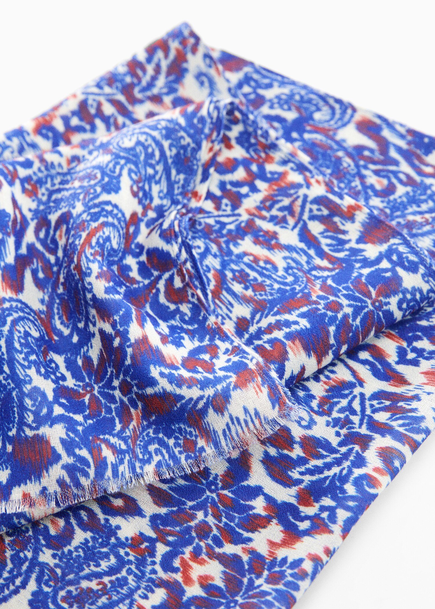 Paisley print scarf - Medium plane