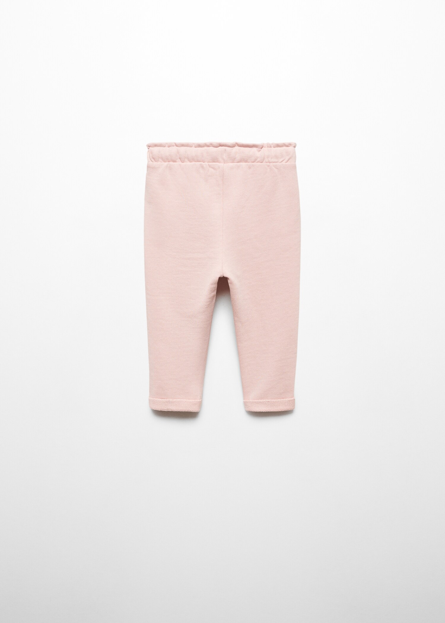 Cotton jogger-style trousers - Reverse of the article