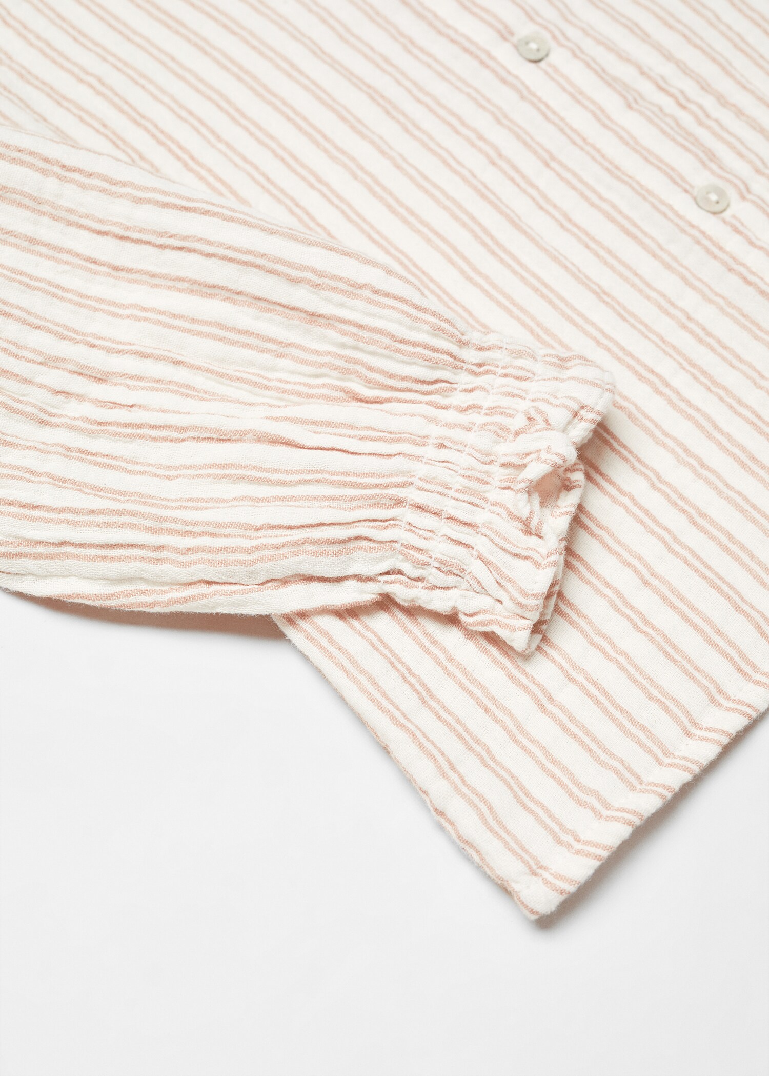 Striped cotton shirt - Details of the article 0