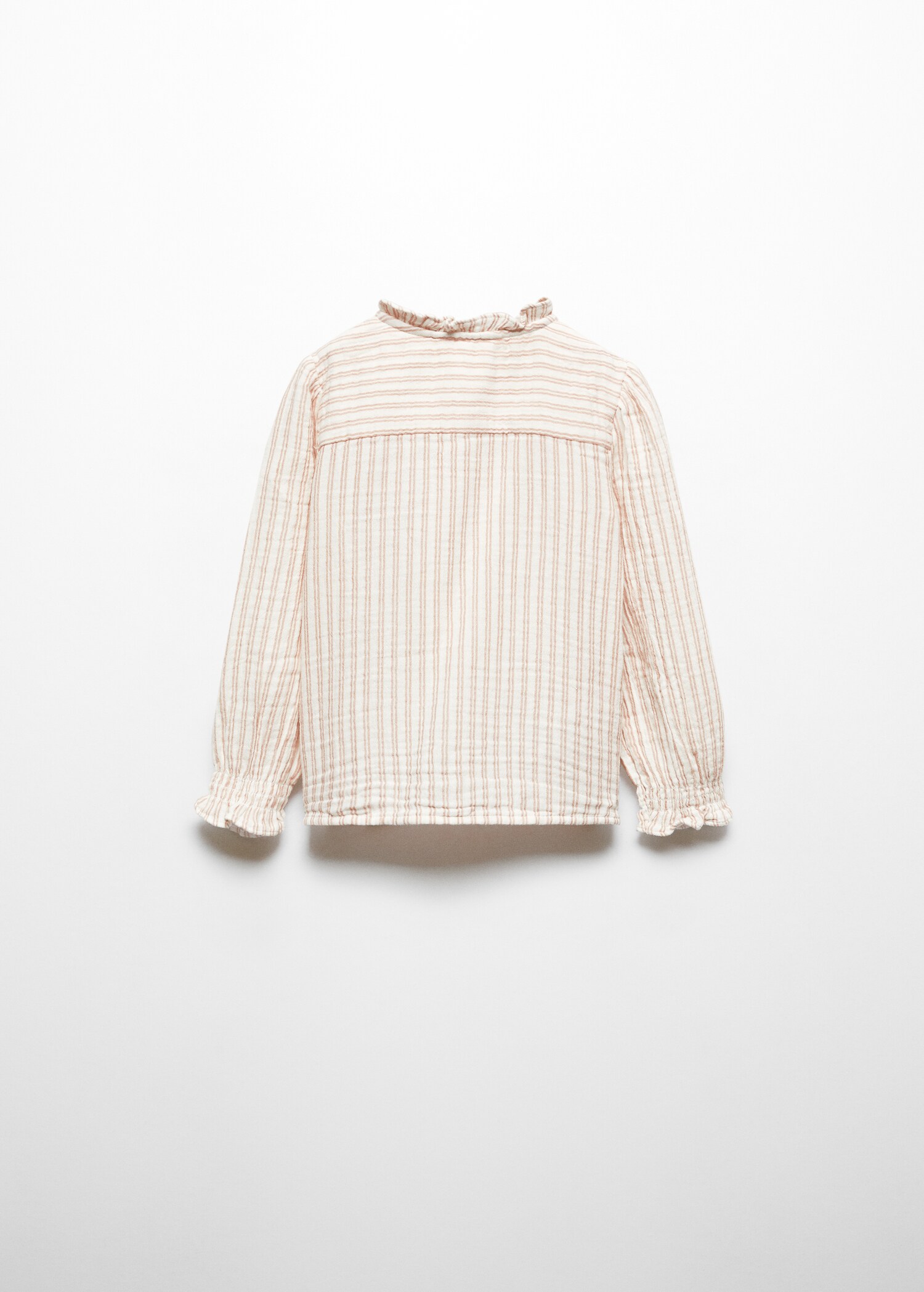 Striped cotton shirt - Reverse of the article