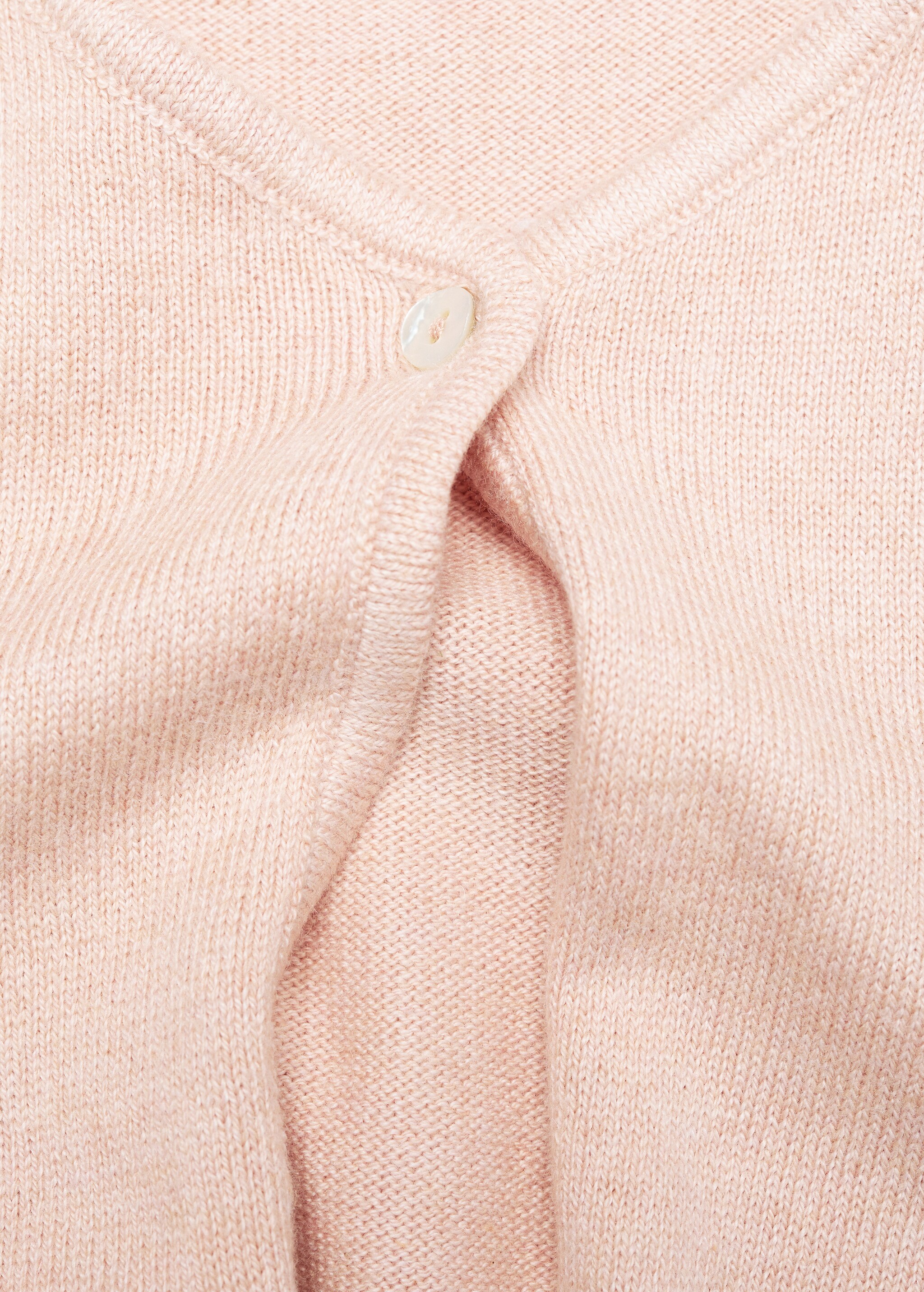 Fine knit cotton cardigan - Details of the article 8