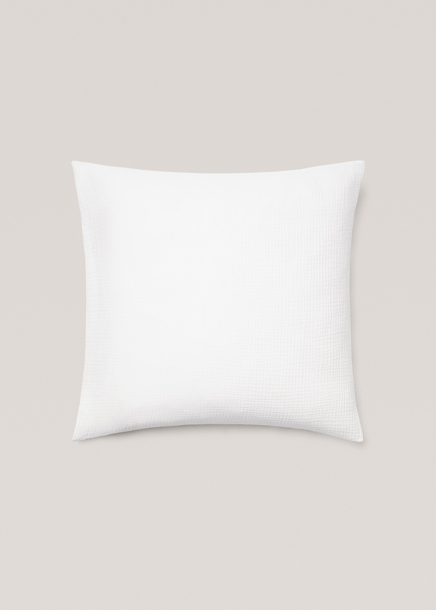 Poszewka na poduszkę z bawełnianego muślinu 60 x 60 cm - Artykuł bez modela/modelki