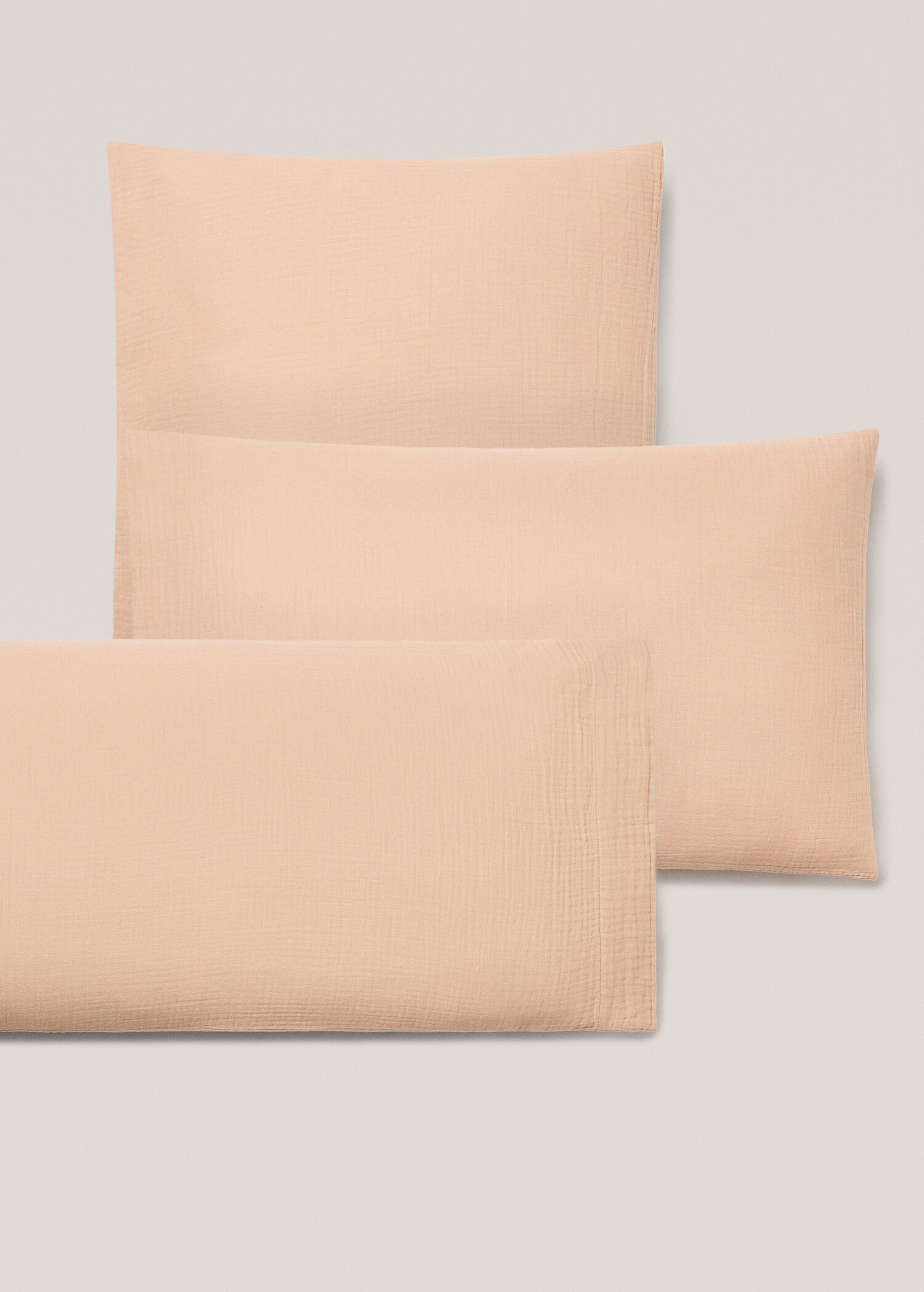 Cotton gauze pillowcase 60x60cm - Details of the article 4