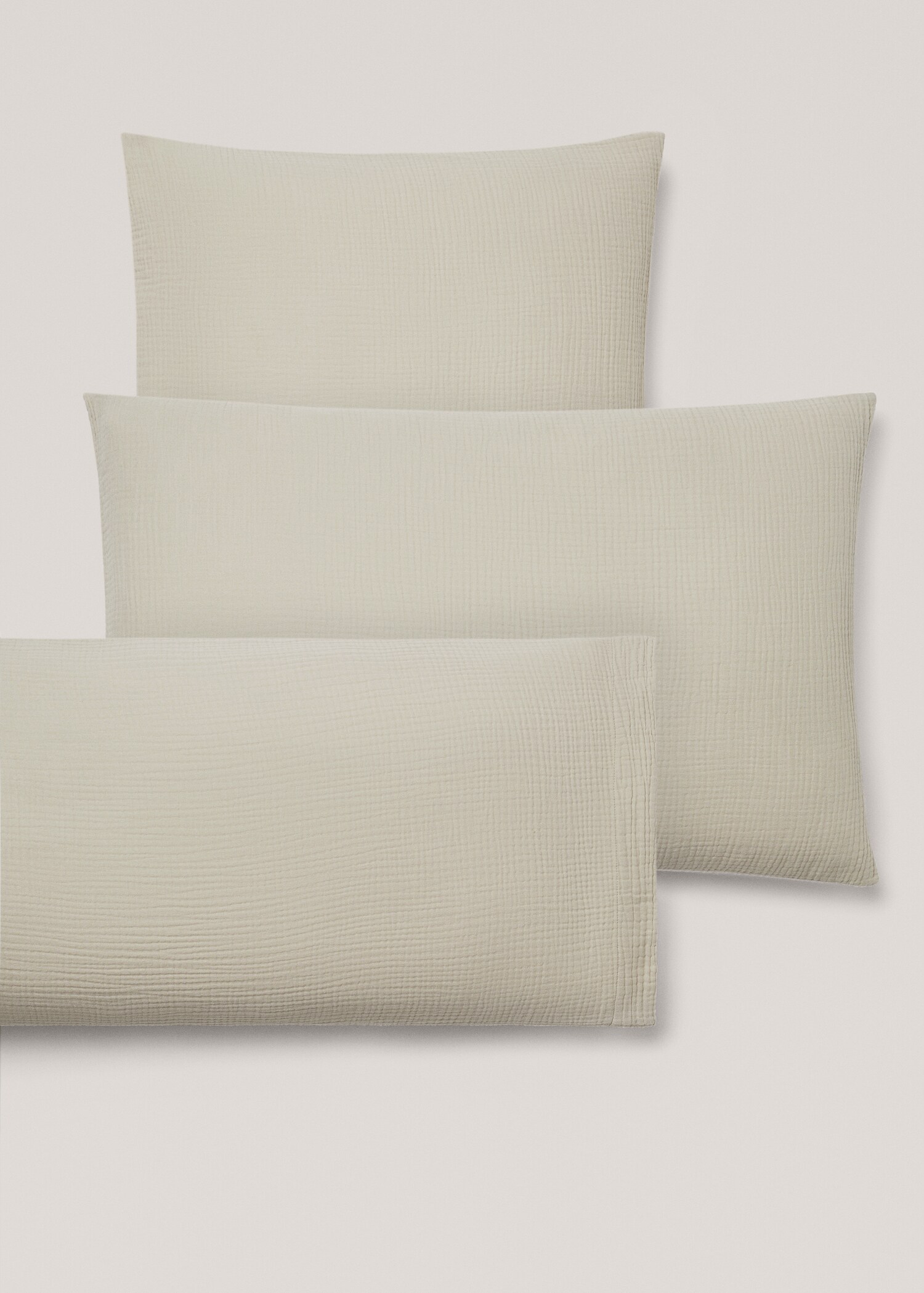 Cotton gauze pillowcase 60x60cm - Details of the article 4