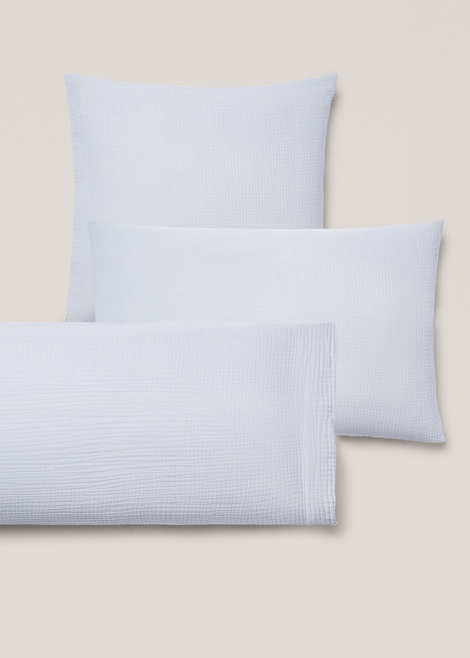 Cotton gauze pillowcase 60x60cm - Details of the article 4
