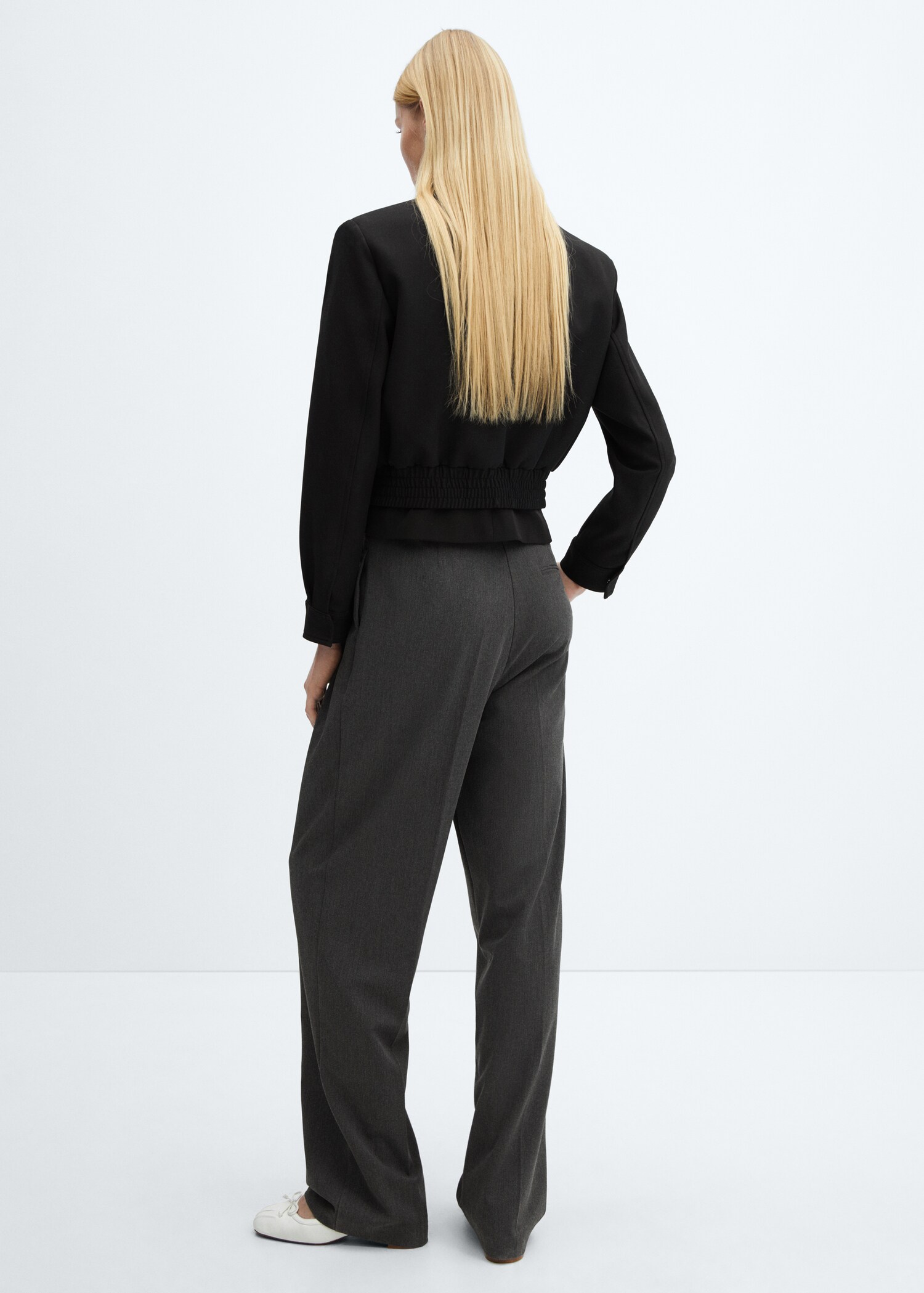Pantalon pinces wideleg - Verso de l’article