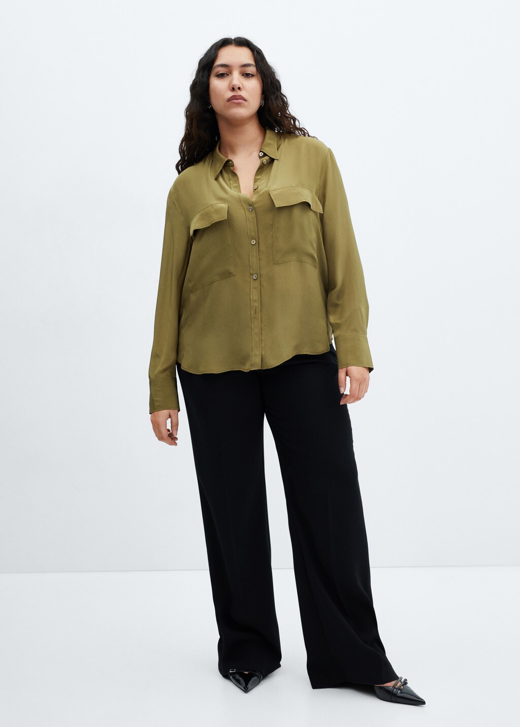 Chemise kaki femme mango hotsell
